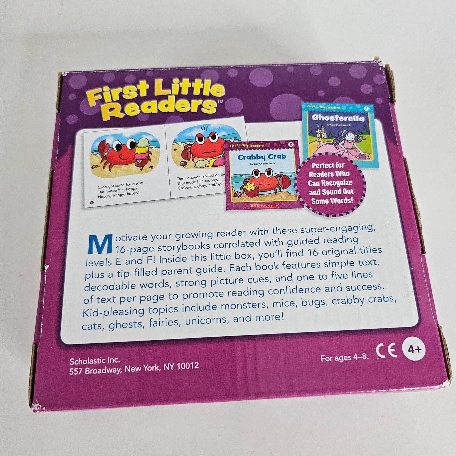 Basic Skills Learning Cards and First Little Readers E F Books Curriculum Set