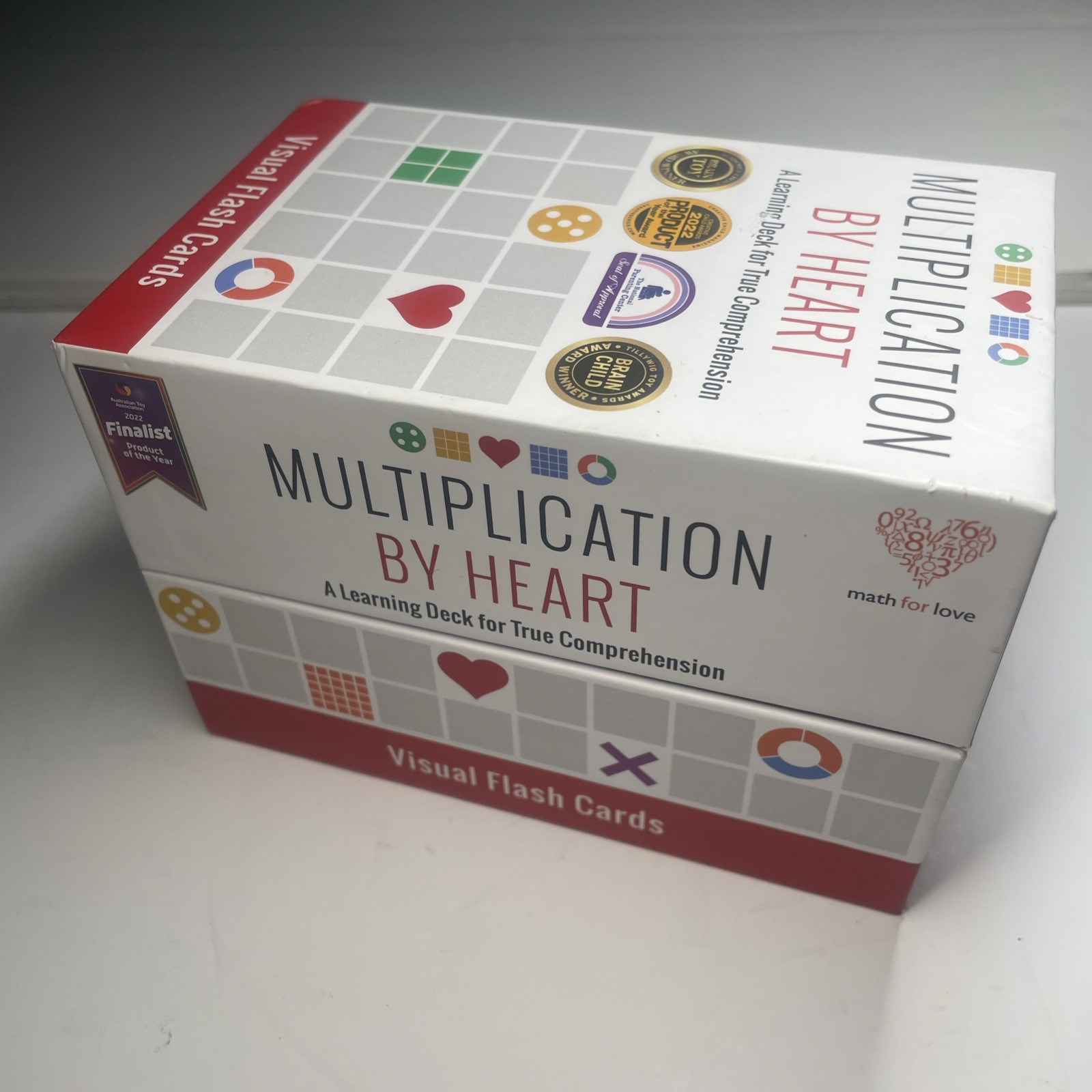 Math for Love Multiplication by Heart Visual Flash Cards for Multiplication f…