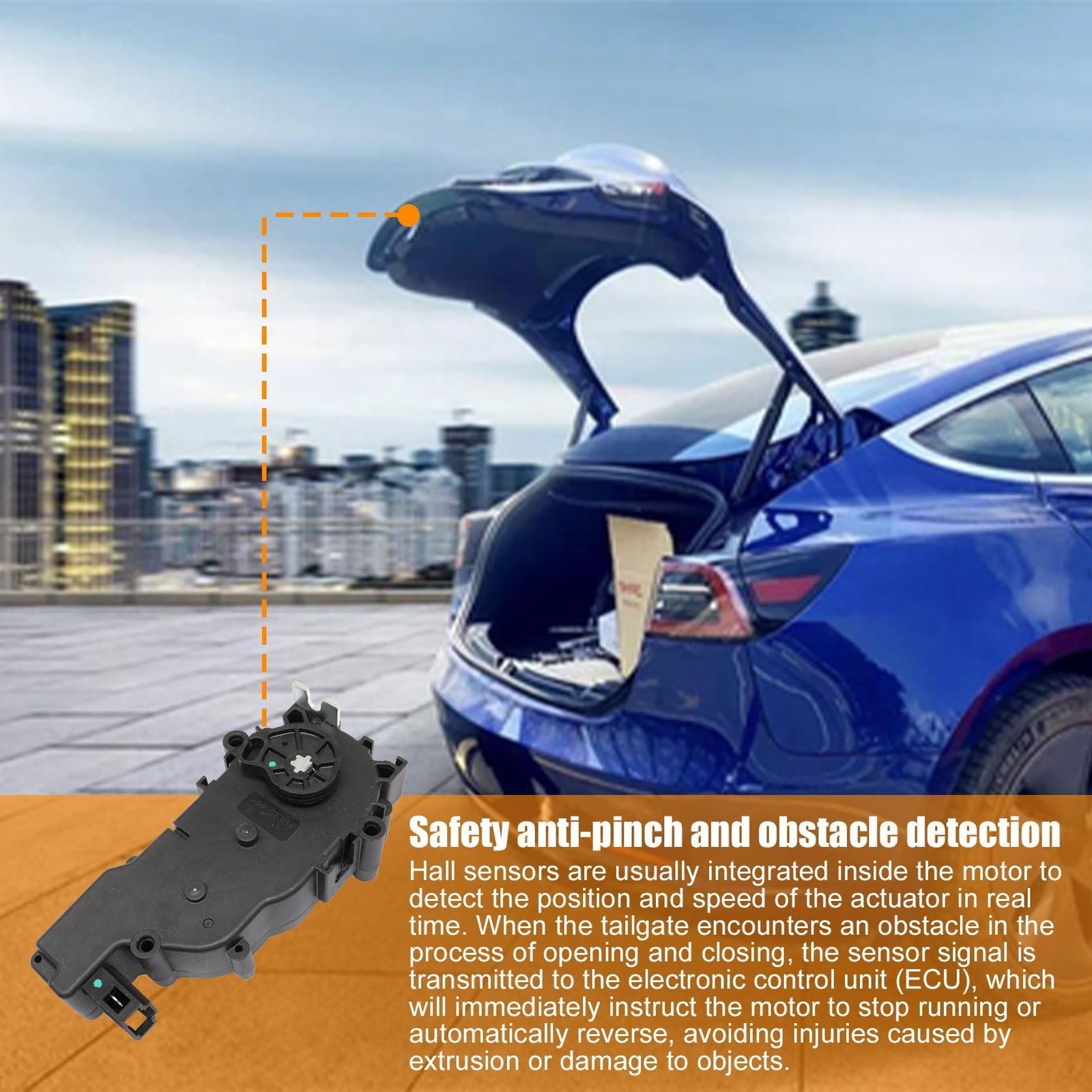 FZJDSD Cinching Tailgate Latch Actuator Motor Compatible with Tesla Model S S…