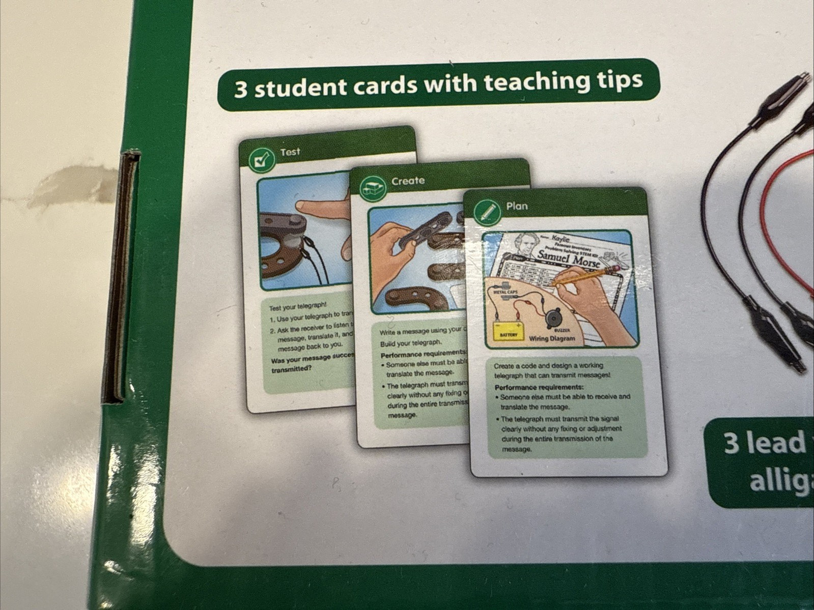 Lakeshore STEM Famous Inventors Problem Solving Kit Samuel Morse READ