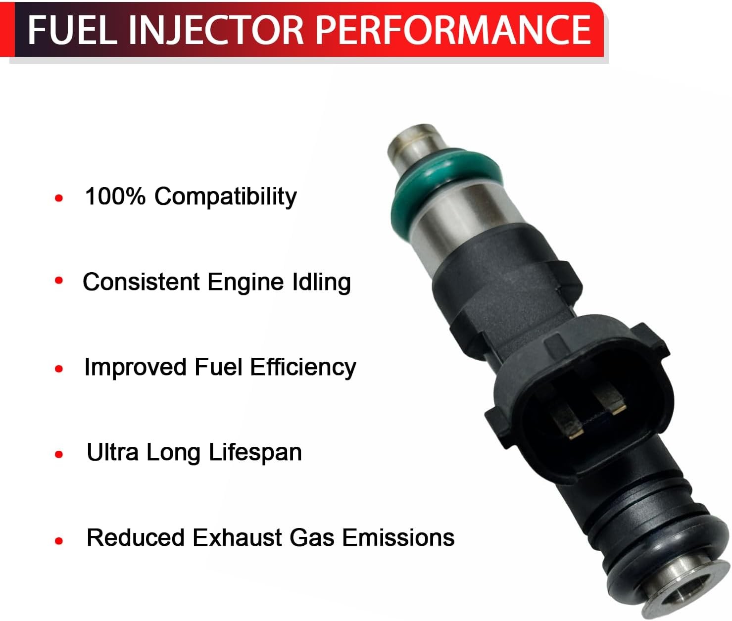 0280158007 Fuel Injectors Compatible with Nissan Titan Armada NV1500 NV2500