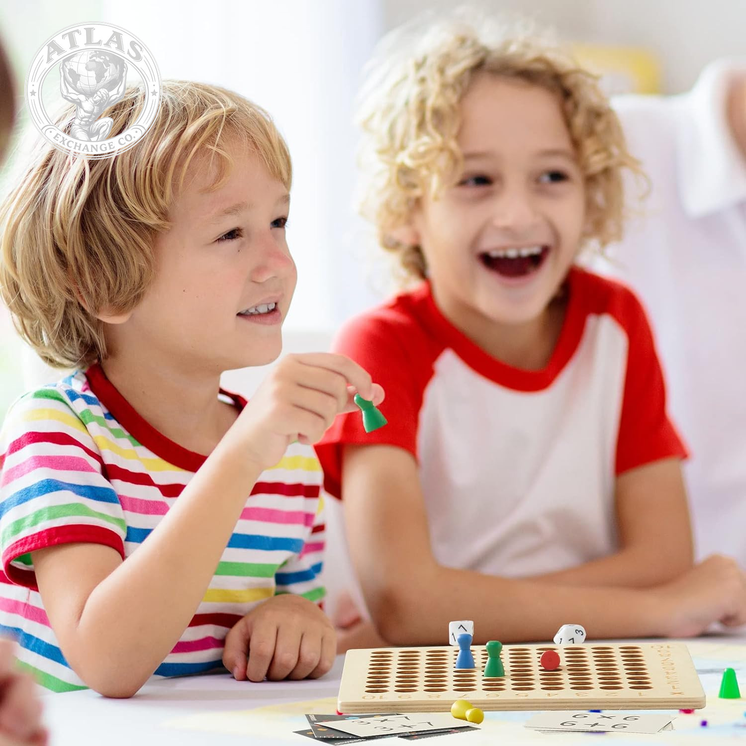 Asweets 2 in 1 Wooden Montessori Multiplication Addition Board Game Montessori T