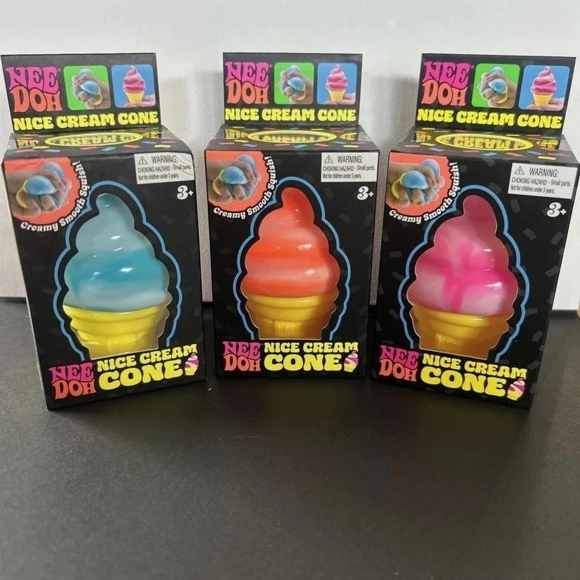 Blue Ice Cream Cone Nice Cream Cone Brand New Limited Edtion Set of 3