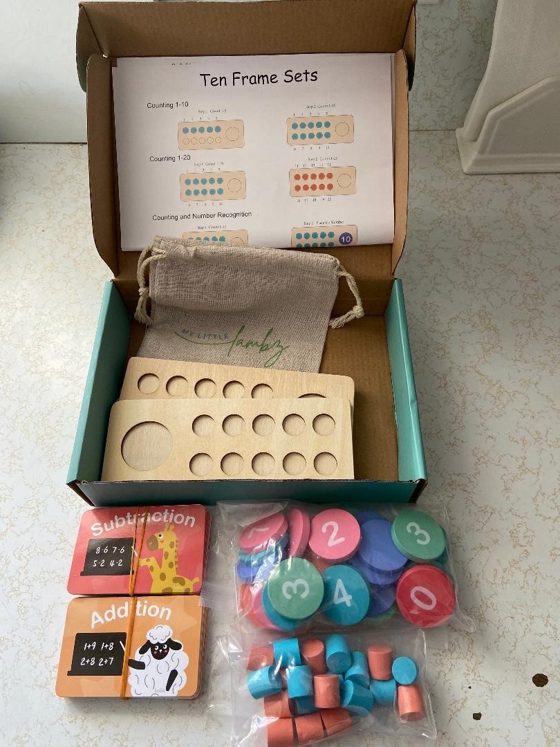Kids Math Wooden Digital Arithmetic Early Children Learning Education Game Tool