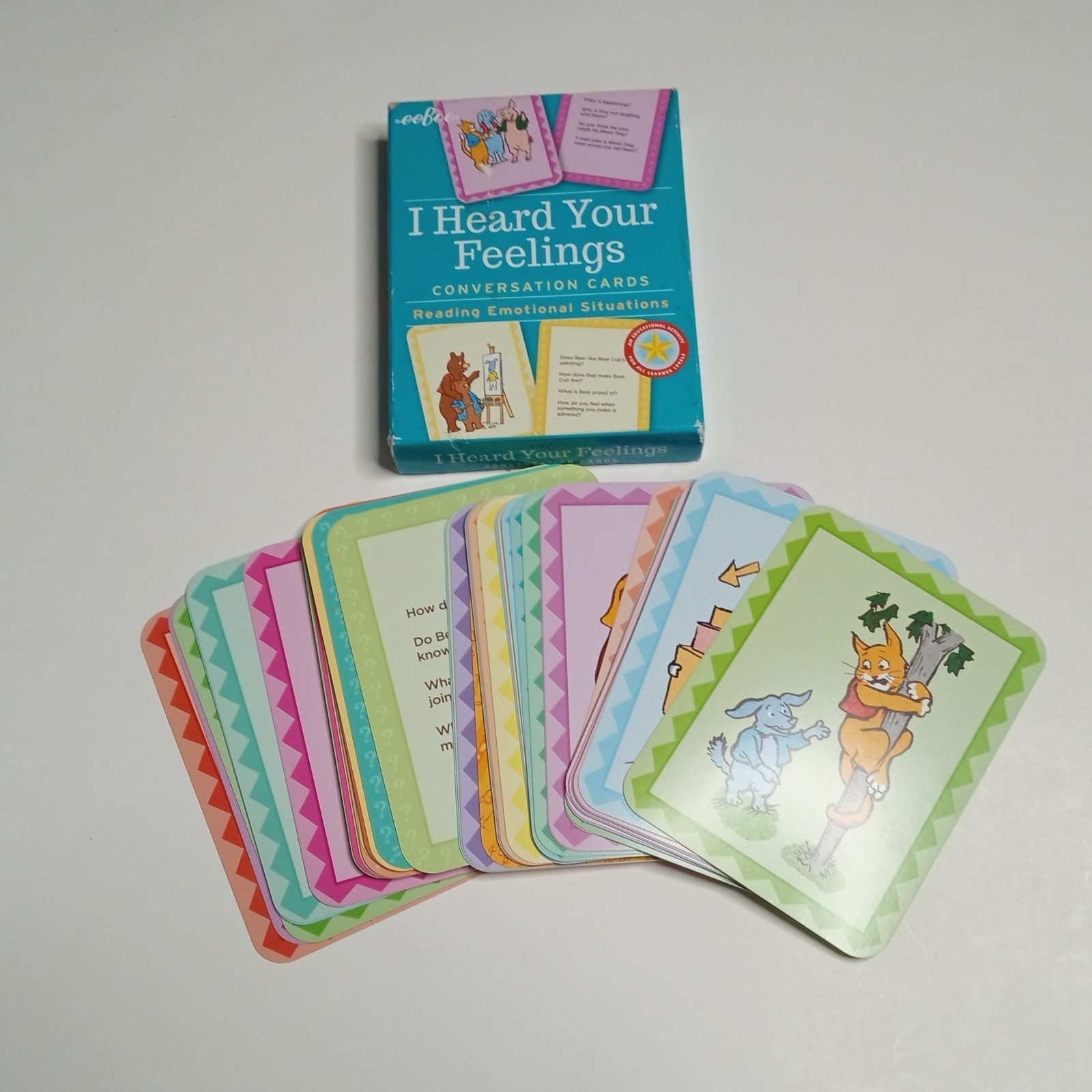 eeBoo I Heard Your Feelings Flashcards Emotional Situations Educational Complete