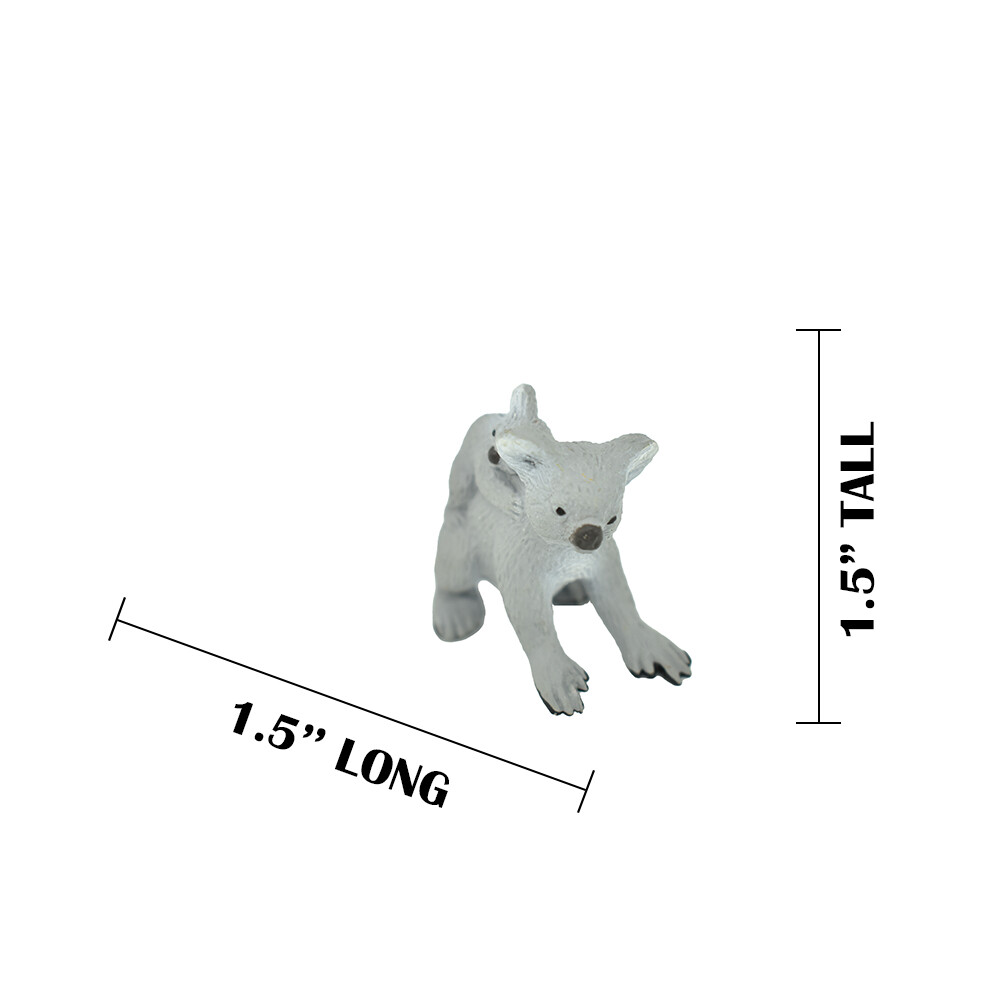 Koala with Baby, Very Nice Plastic Replica 1 1/2-inch – F1758 B42