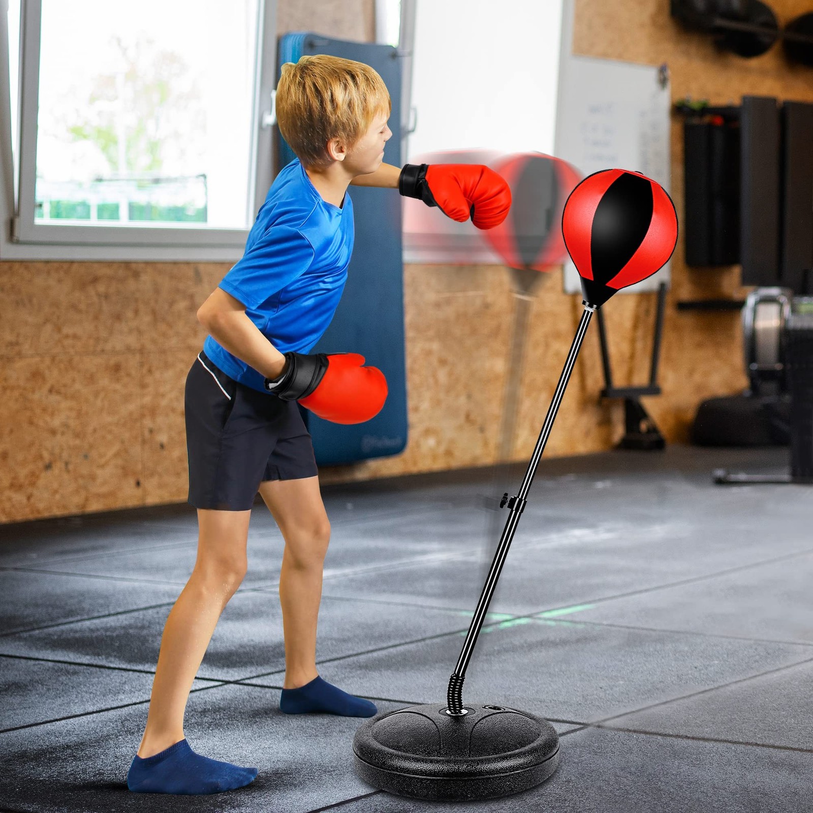 Punching Bag for Ages 3 4 5 6 7 8+ Years Old Kids, Boxing Bag Set Toy with Bo…