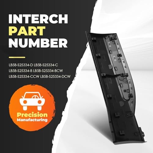 Right Passenger Side Rear Door Molding Trim Lower Compatible with Explorer