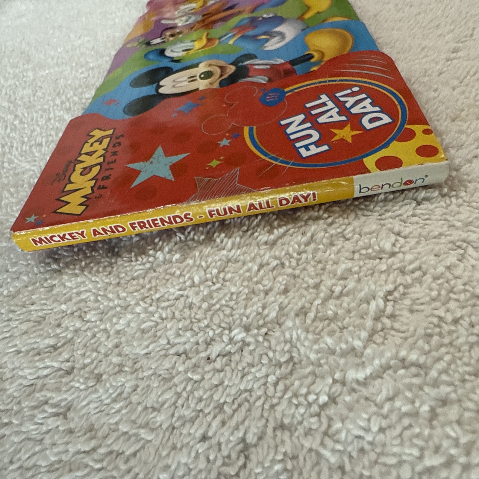 Mickey and Friends Disney Flip Tab Board Book Pre-K NEW!