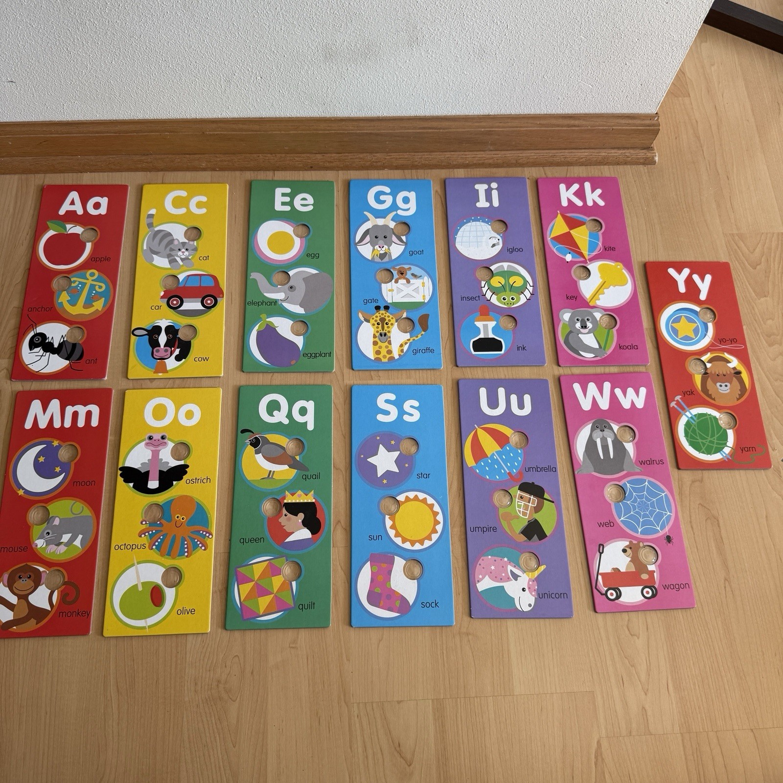 Melissa & Doug POKE A DOT! Double-Sided Jumbo Alphabet Learning Cards, Ages 1-6