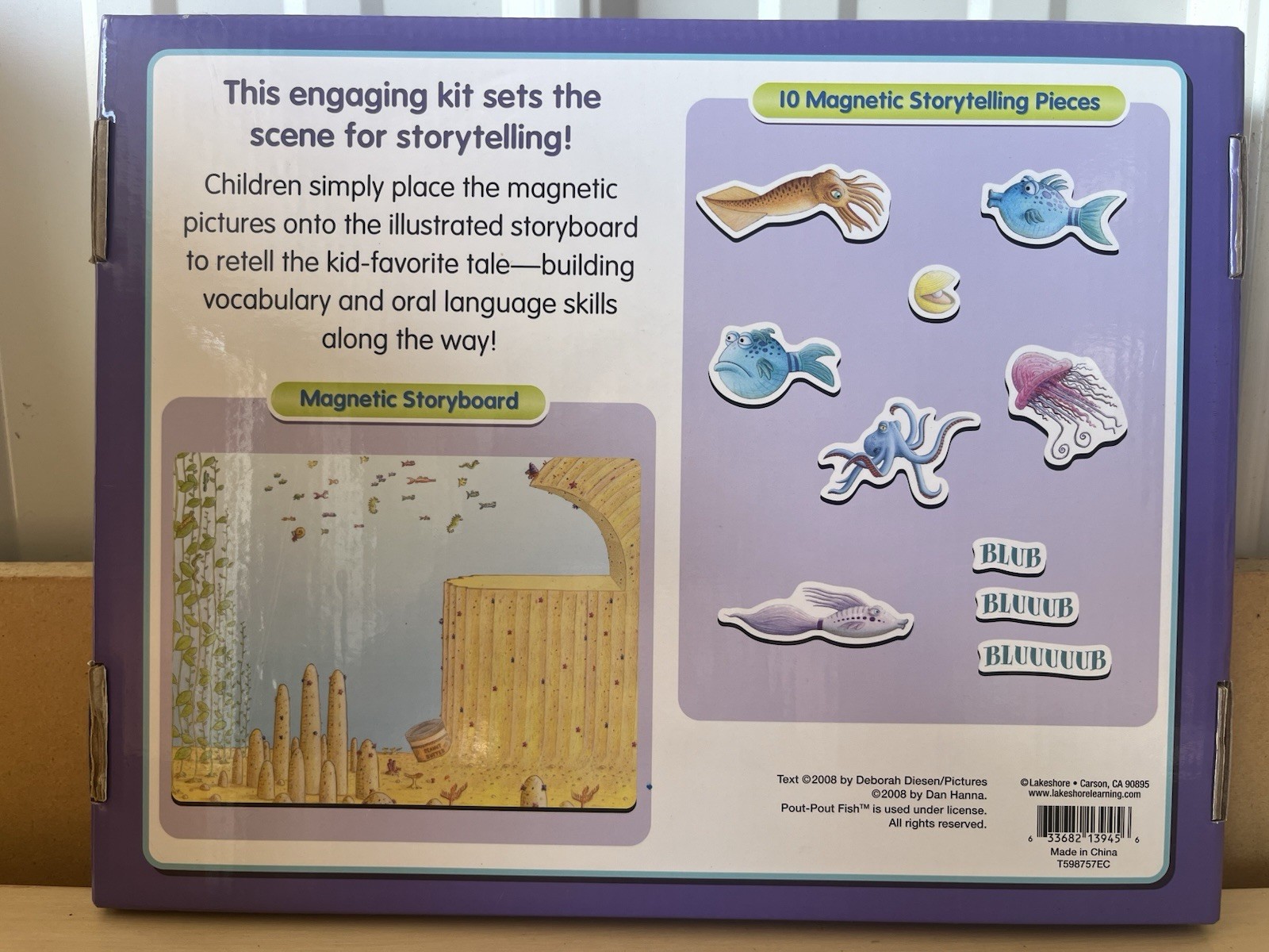 Magnetic Story Telling The Pout Pout Fish Interactive Toy for Kids Age 3