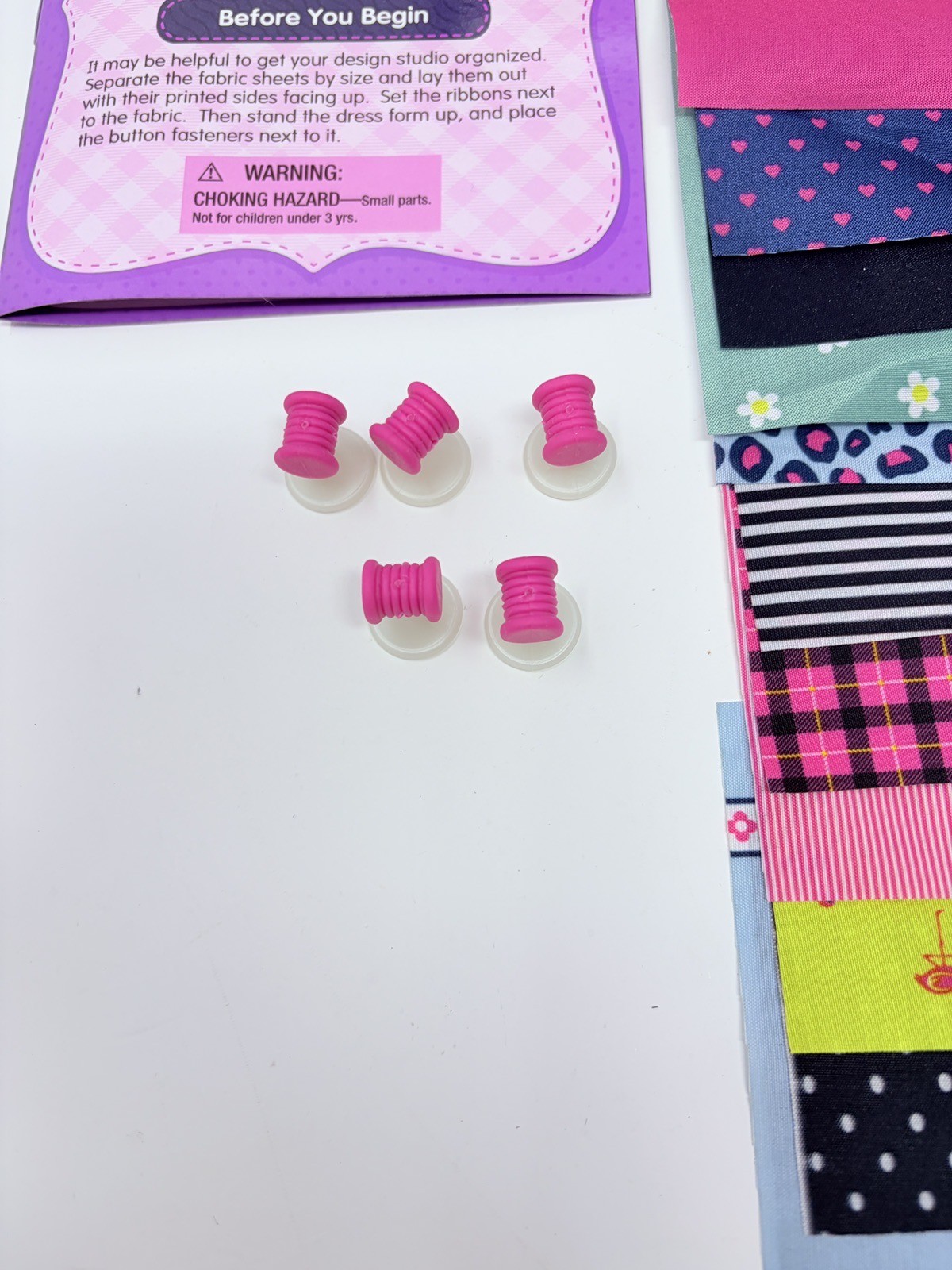 Lakeshore My First Fashion Designer Toy Kit Near Complete