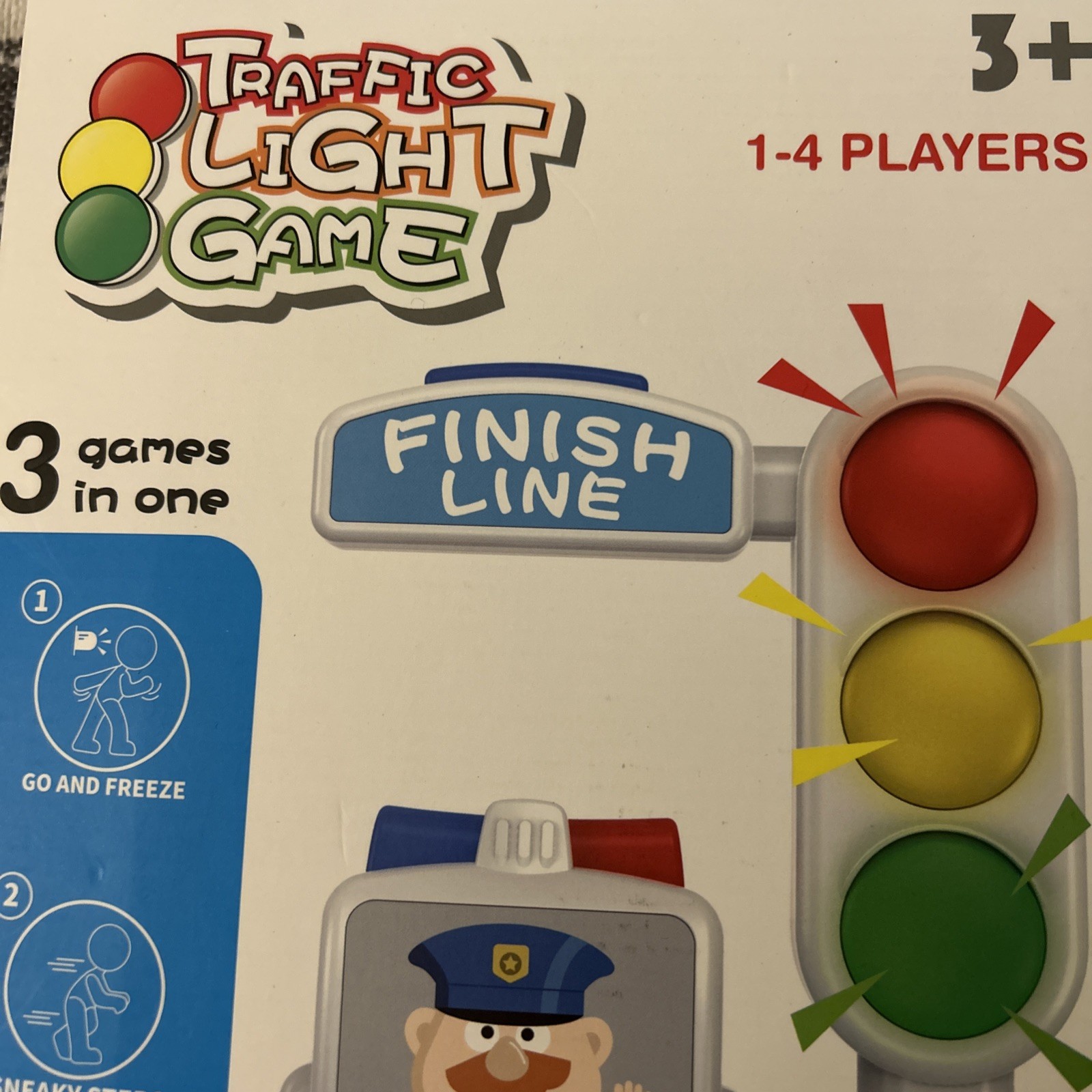 Traffic Light Game 1-4 Players 3+ 3 Games In One New in box boys and girls