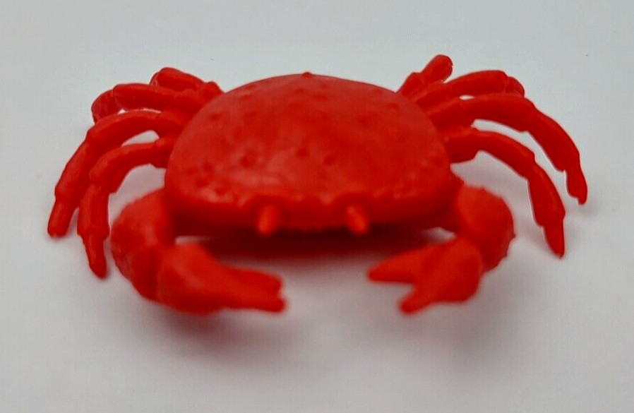 Mini Deep Sea Crab Fish Figure Animal Replica PVC Toy Miniature Ocean Creature