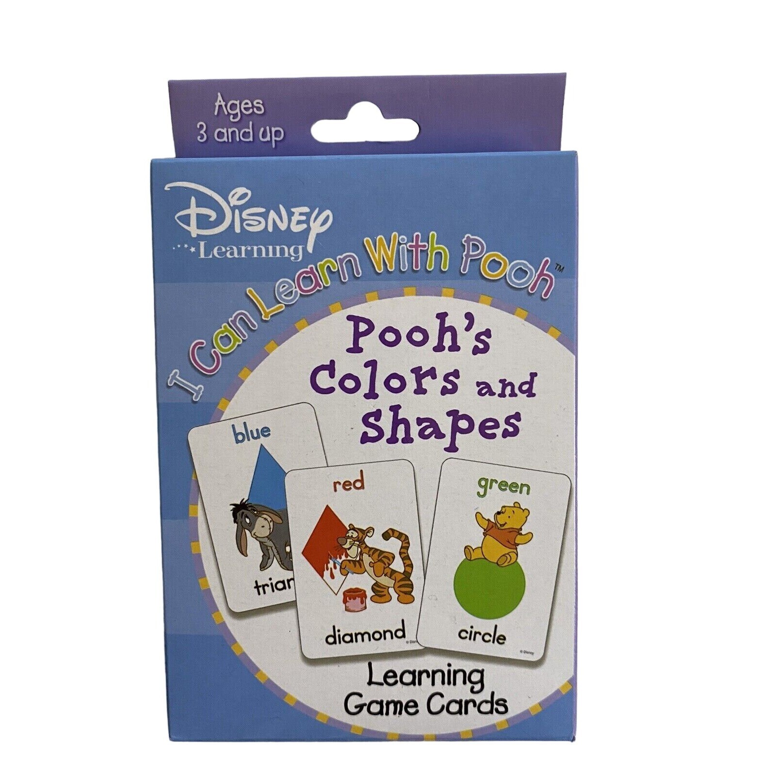 Set Of 4 Disney and 1 Barbie Early Learning Game Cards Words Time Money Colors