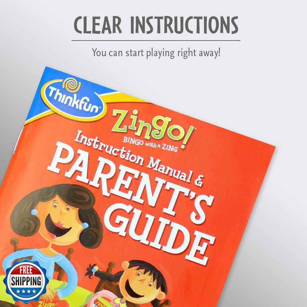 ThinkFun Zingo Bingo Award Winning Preschool Game for Pre-Readers and Early R