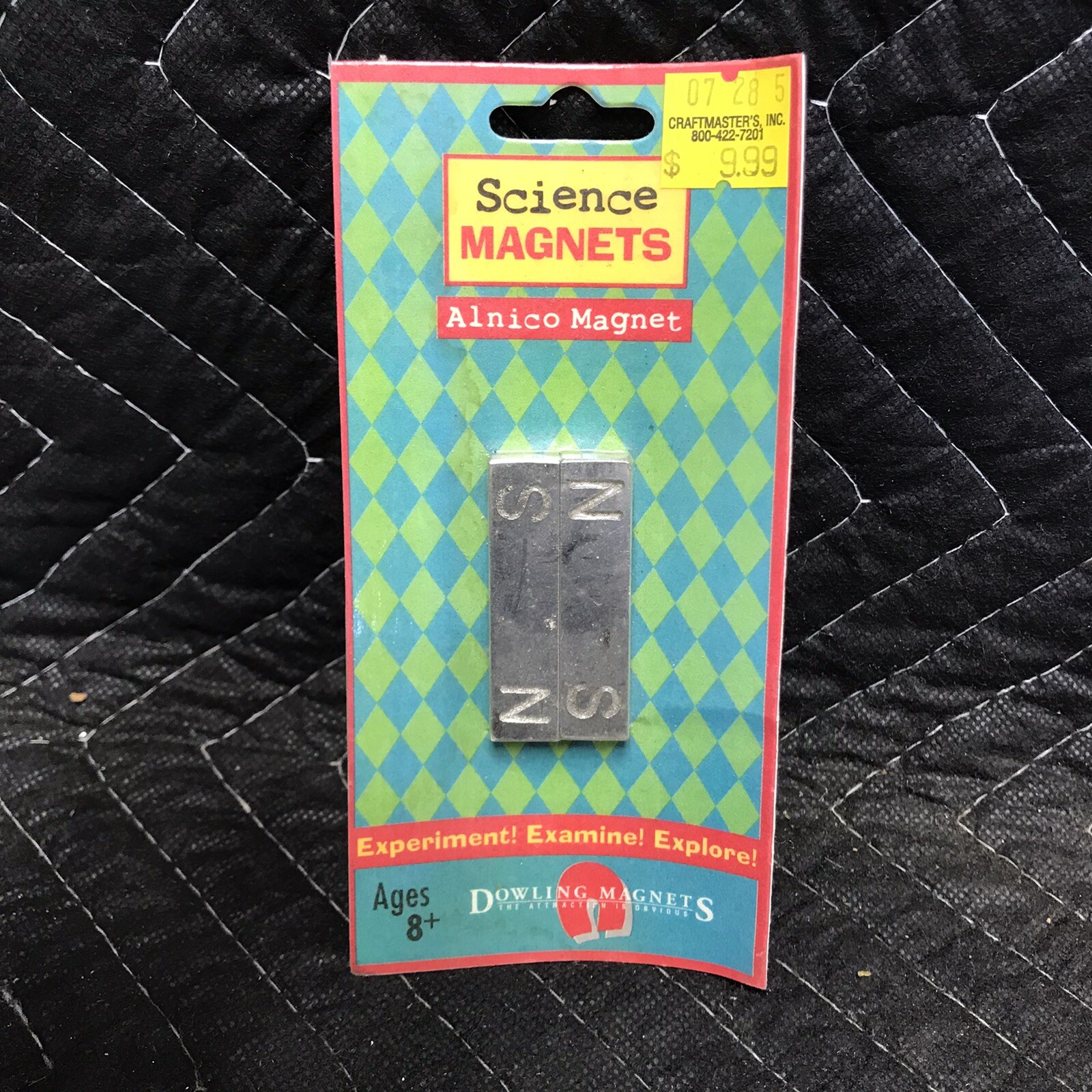 Alnico Science Kit Magnets Educational Explore Experiment Set Pieces Ages 8+