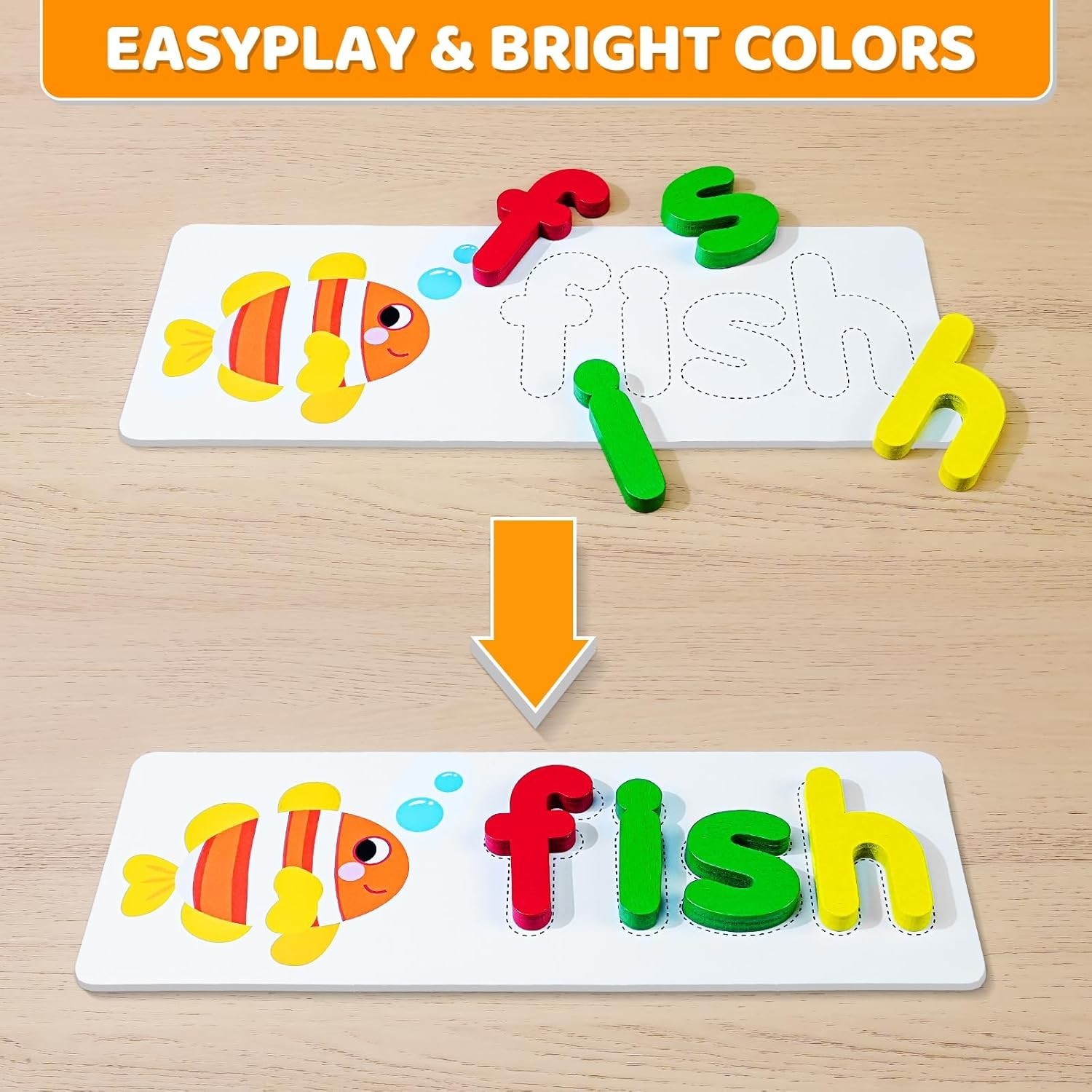 BEESTECH Alphabet ABC Learning Educational Toys for 3 4 5 Years Old Boys Girls