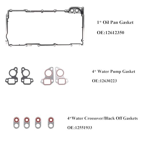 CS9284 Head Gasket Set with Cylinder Head Bolts Kit Compatible with 2002-2011