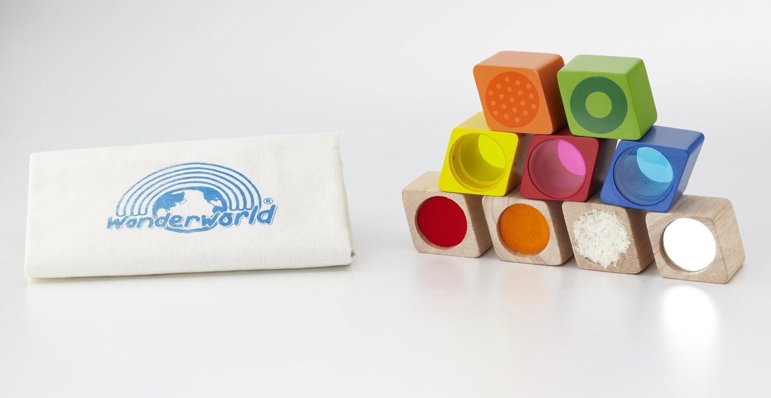 Andreu Toys WW-2511 Wonder Sensory Blocks, Multi-Colour, 8 x 17 x 20 cm