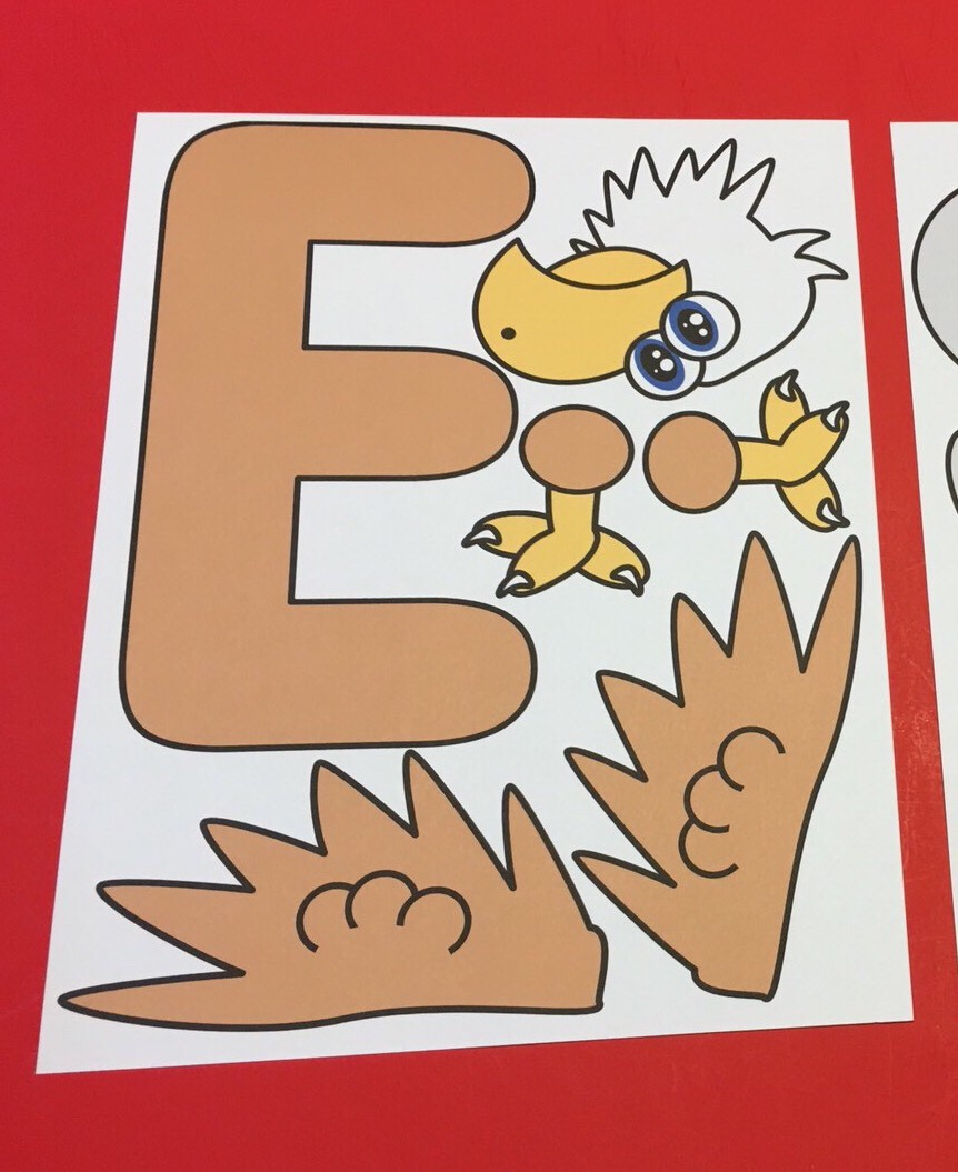 Ee- Alphabet Art (Set of 20) – Art Activities For Classroom – Paper Craft Art