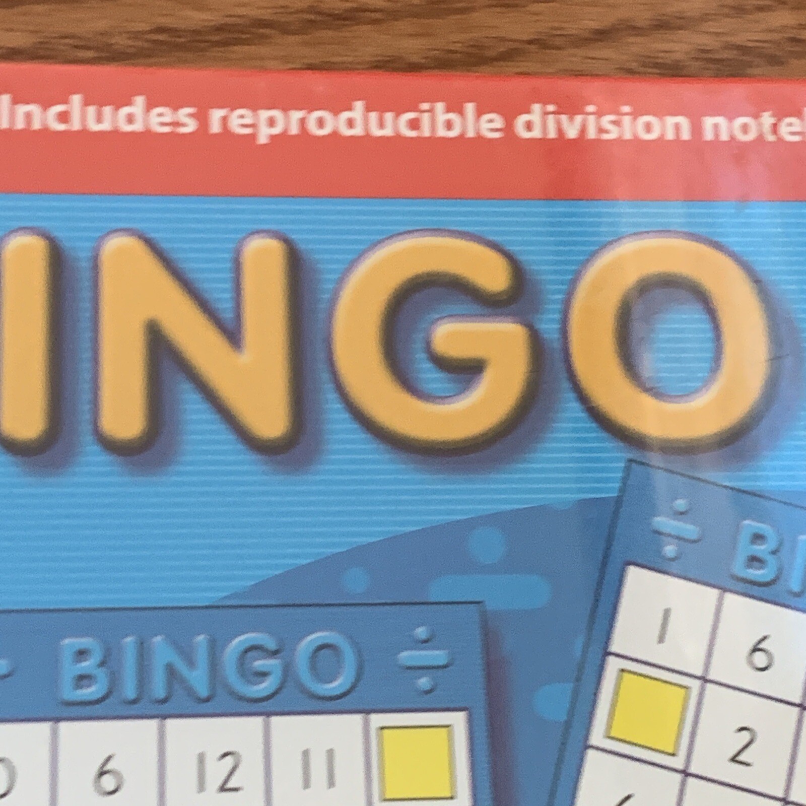 Edupress Math in a Flash flash bingo Division EP2466 Educational Homeschooling