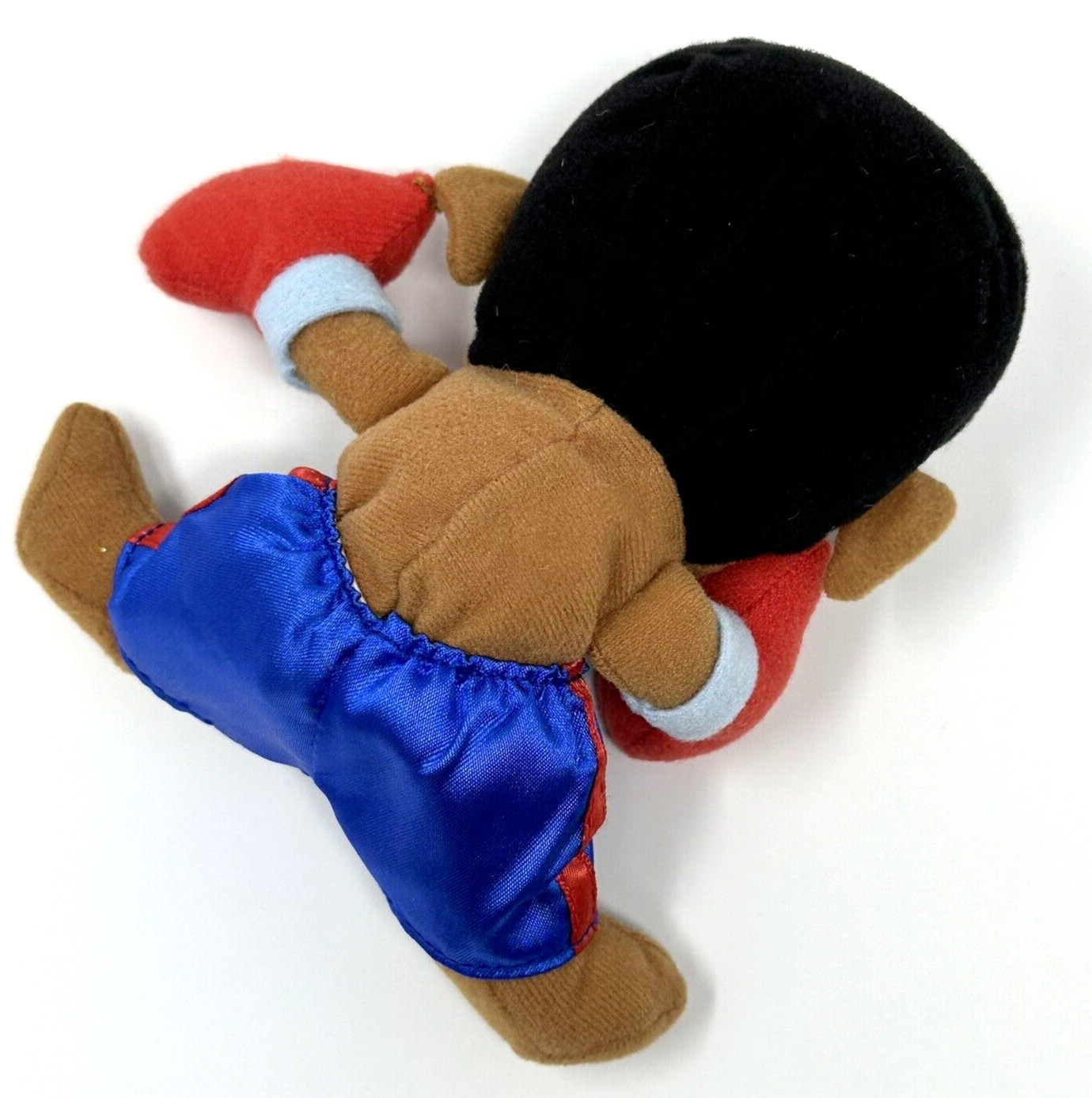 Vintage Big Brainy Babies Joe Louis Plush Stuffed Animal Figure Boxer 1997 6 in