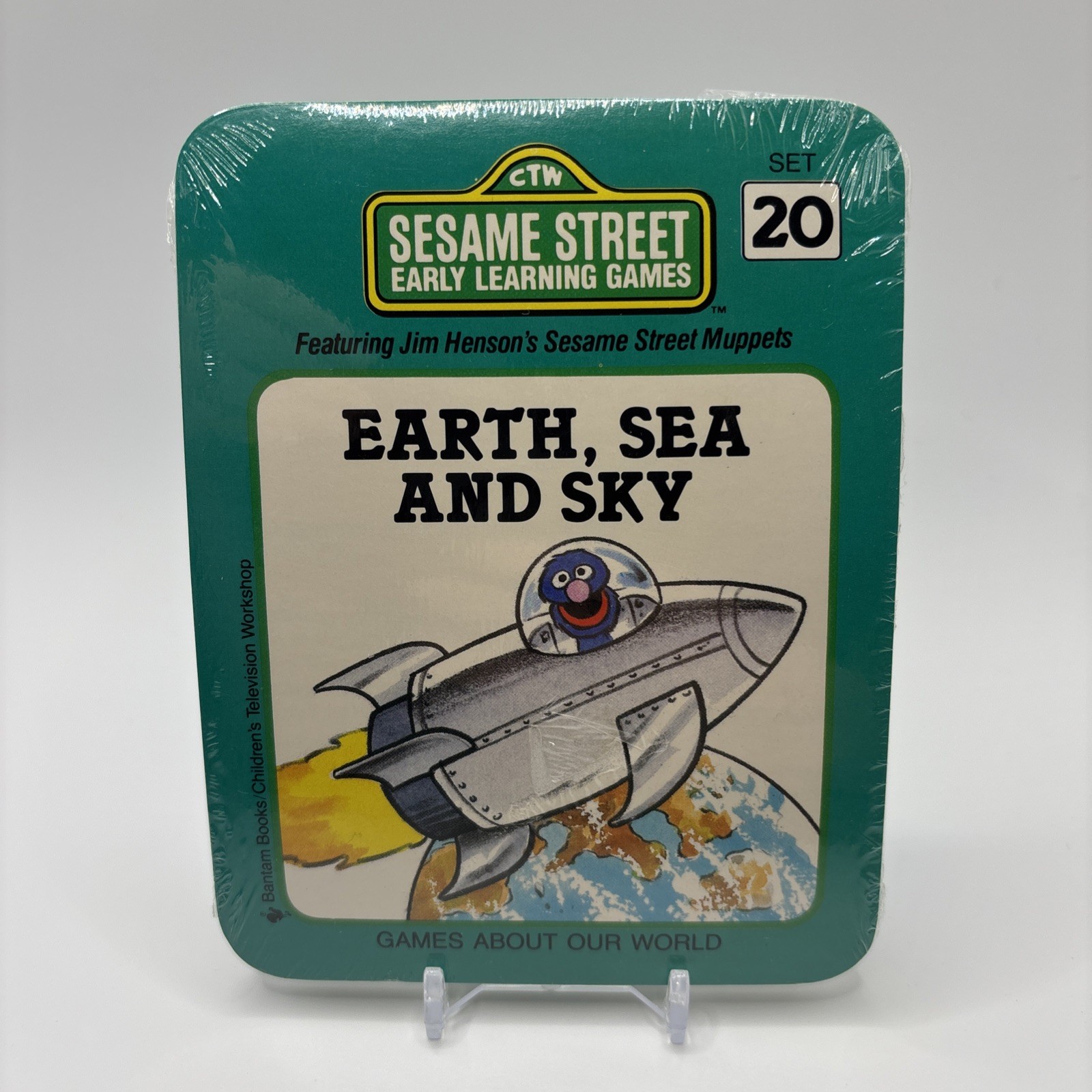 1989 Sesame Street Muppet Early Learning Games Card Set #20 REPLACEMENT SEALED