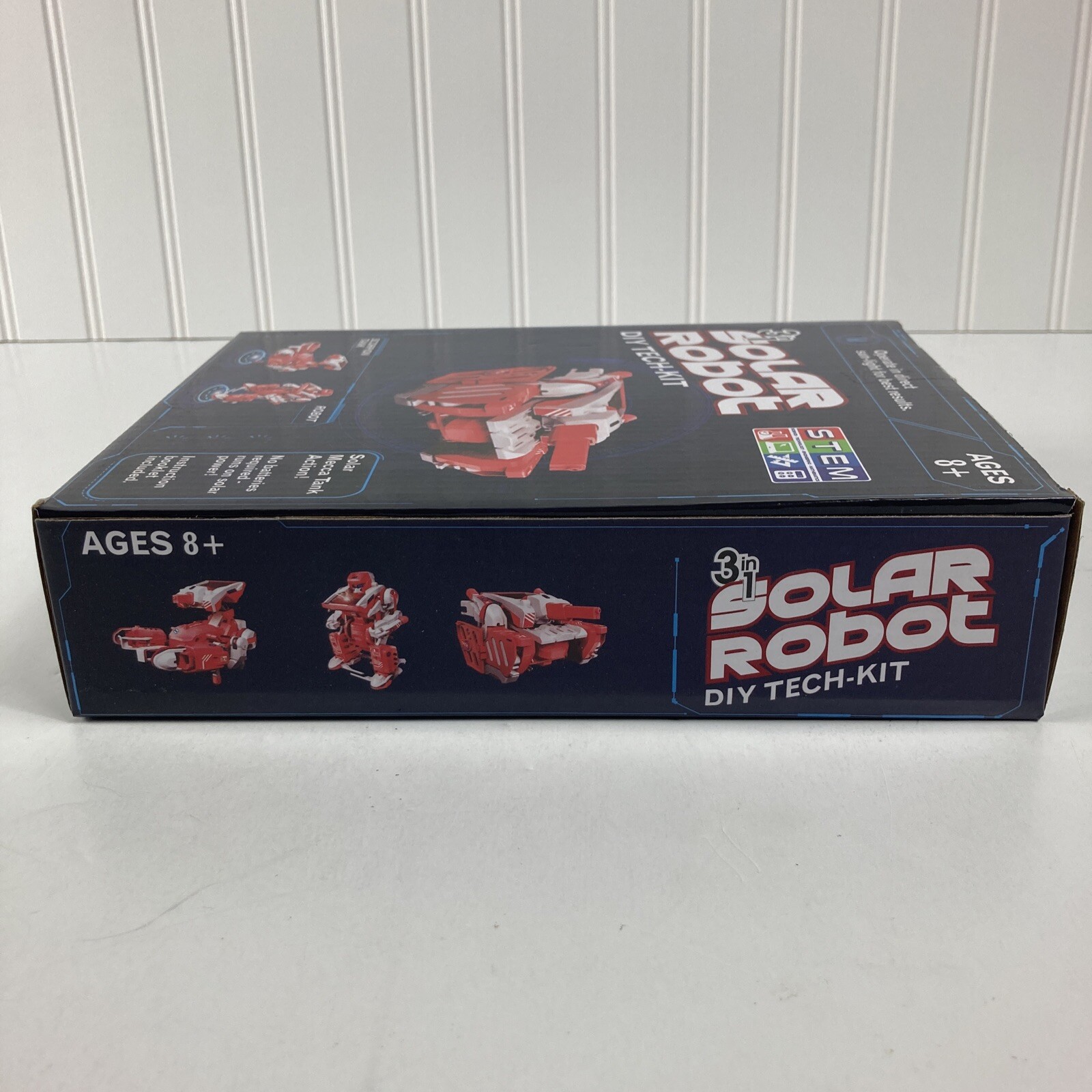 Lot of 4 STEM Tech Kit Solar Robot Do It Yourself Assemble 3 Robots In 1 – NEW