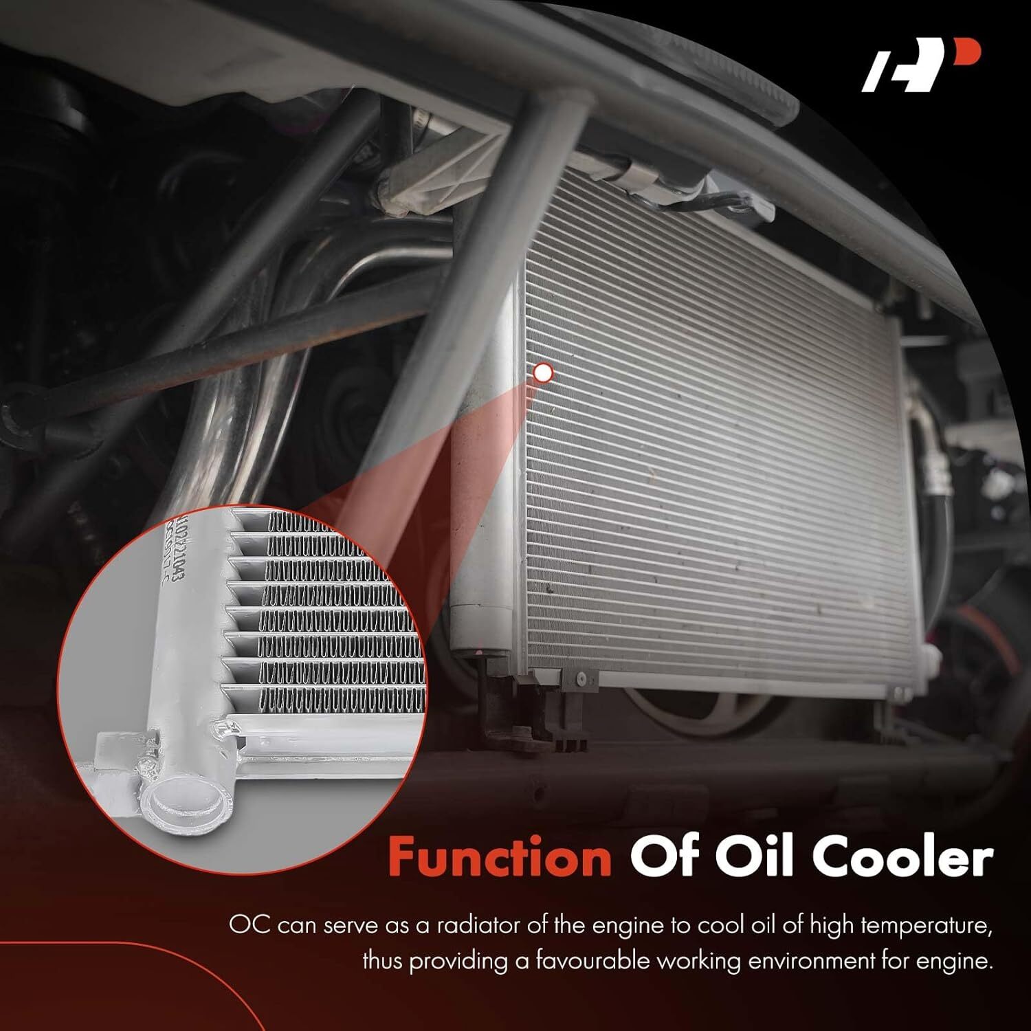 APM Automatic Transmission Oil Cooler Compatible with Nissan Rogue