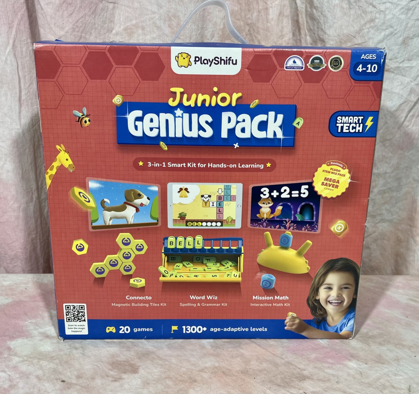 PlayShifu Junior Genius Pack 3-in-1 STEM Learning Kit OPEN BOX