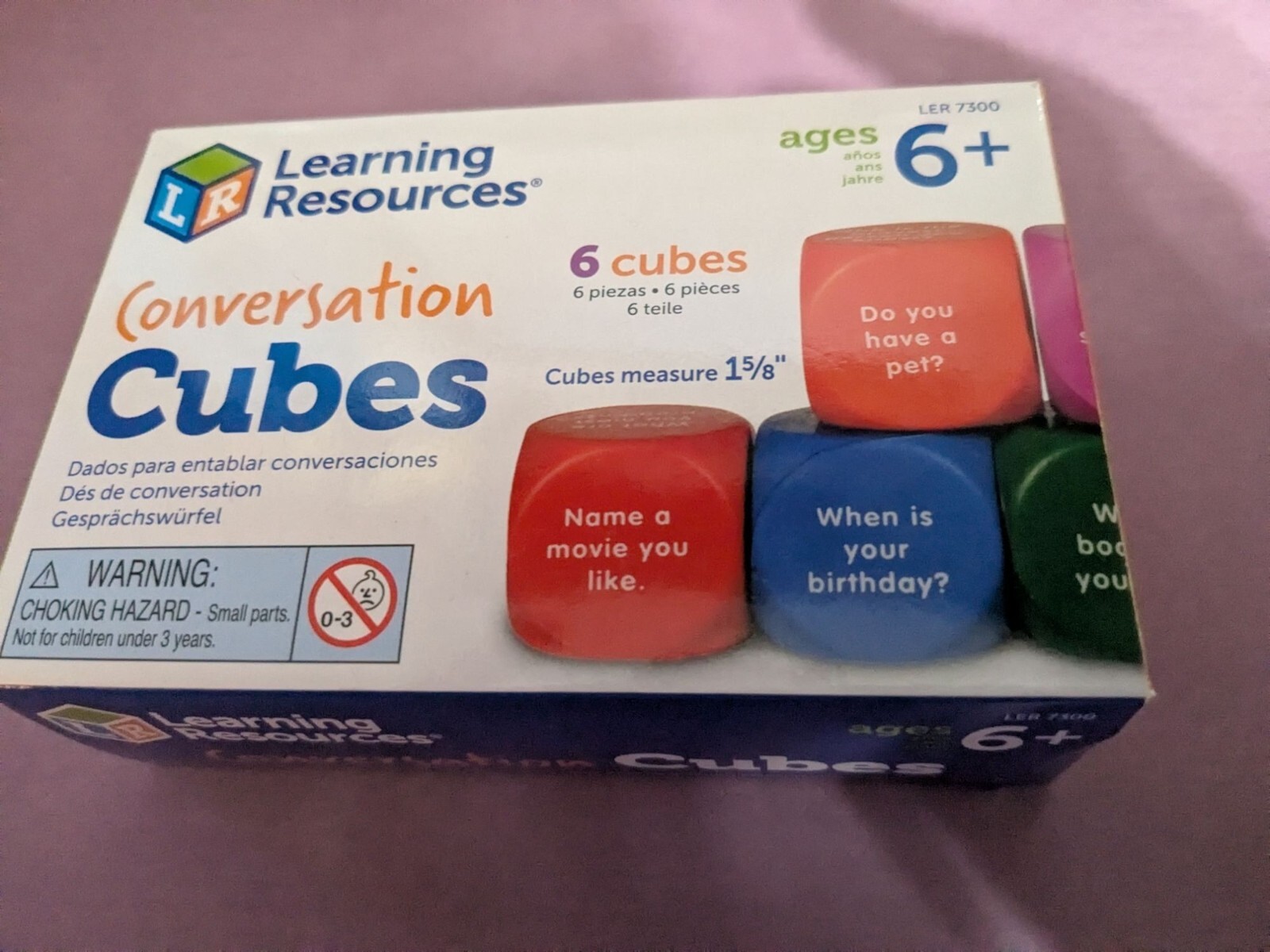 Learning Resources Conversation Cubes Aid Student Oral Language Listening Skills