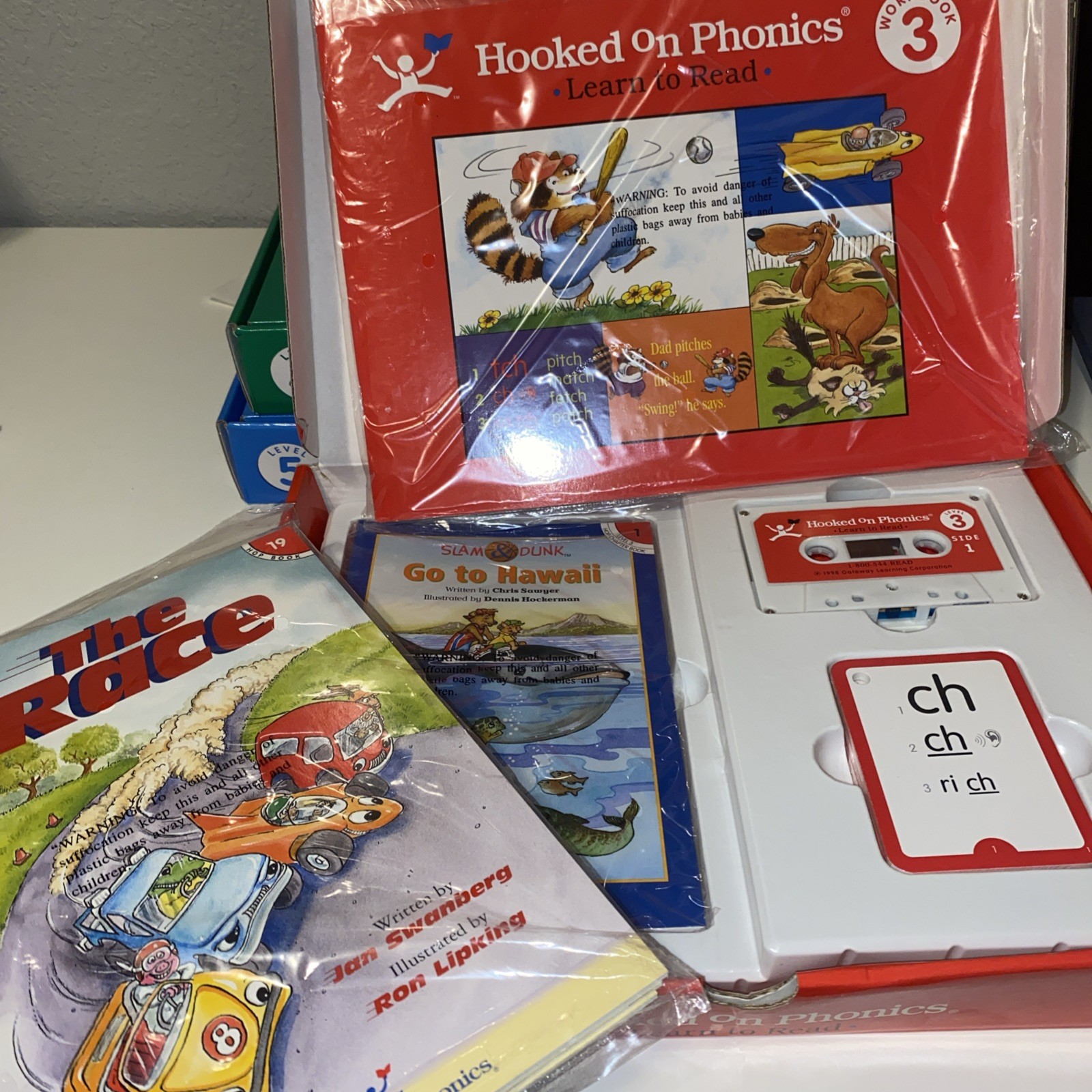 Hooked On Phonics~ Learn to Read Levels 3, 4, 5 With Cassettes