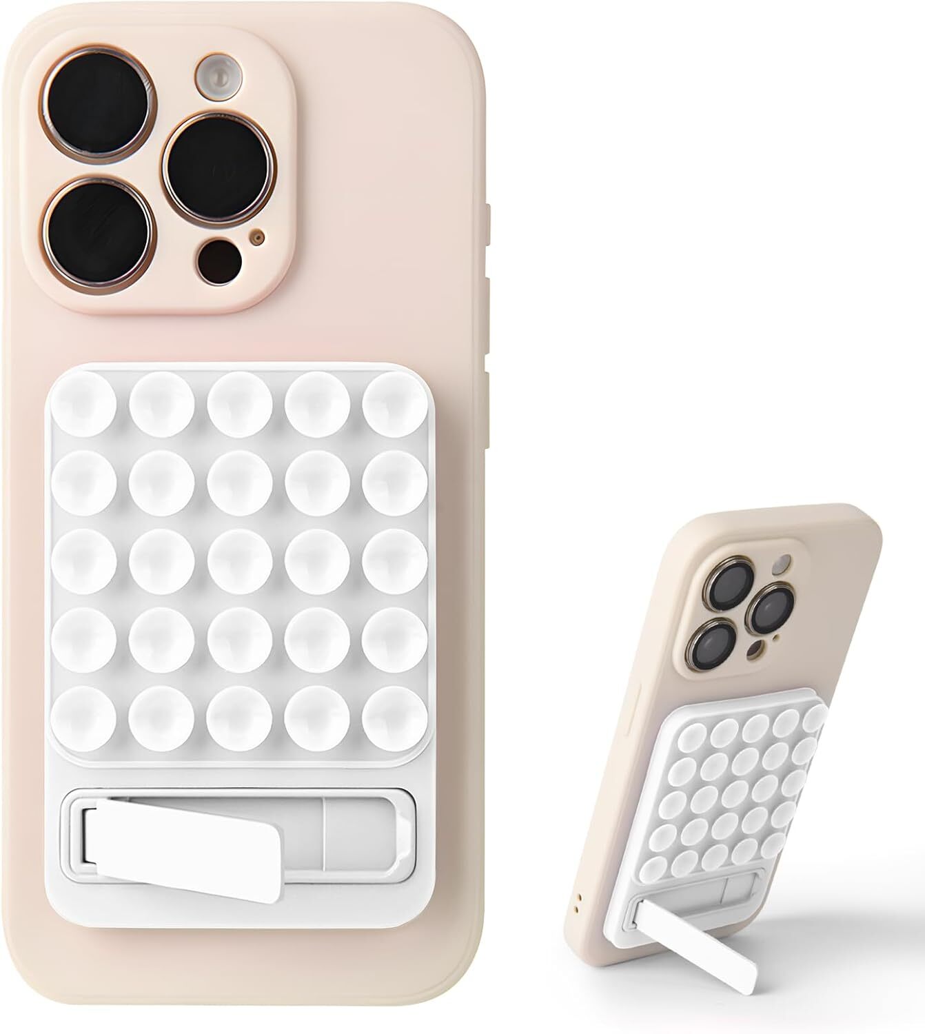 Silicone Suction Phone Case Adhesive Mount – 2 in 1 Silicone Sticky Phone Grip