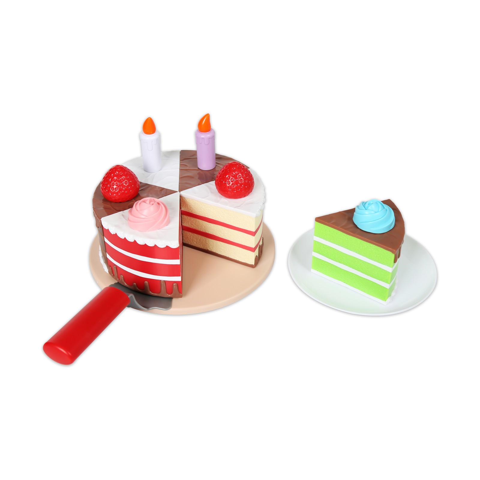 New – Popular Playthings Magnetic Bake & Play Cake Set – Ages 3+ | 1-6 players