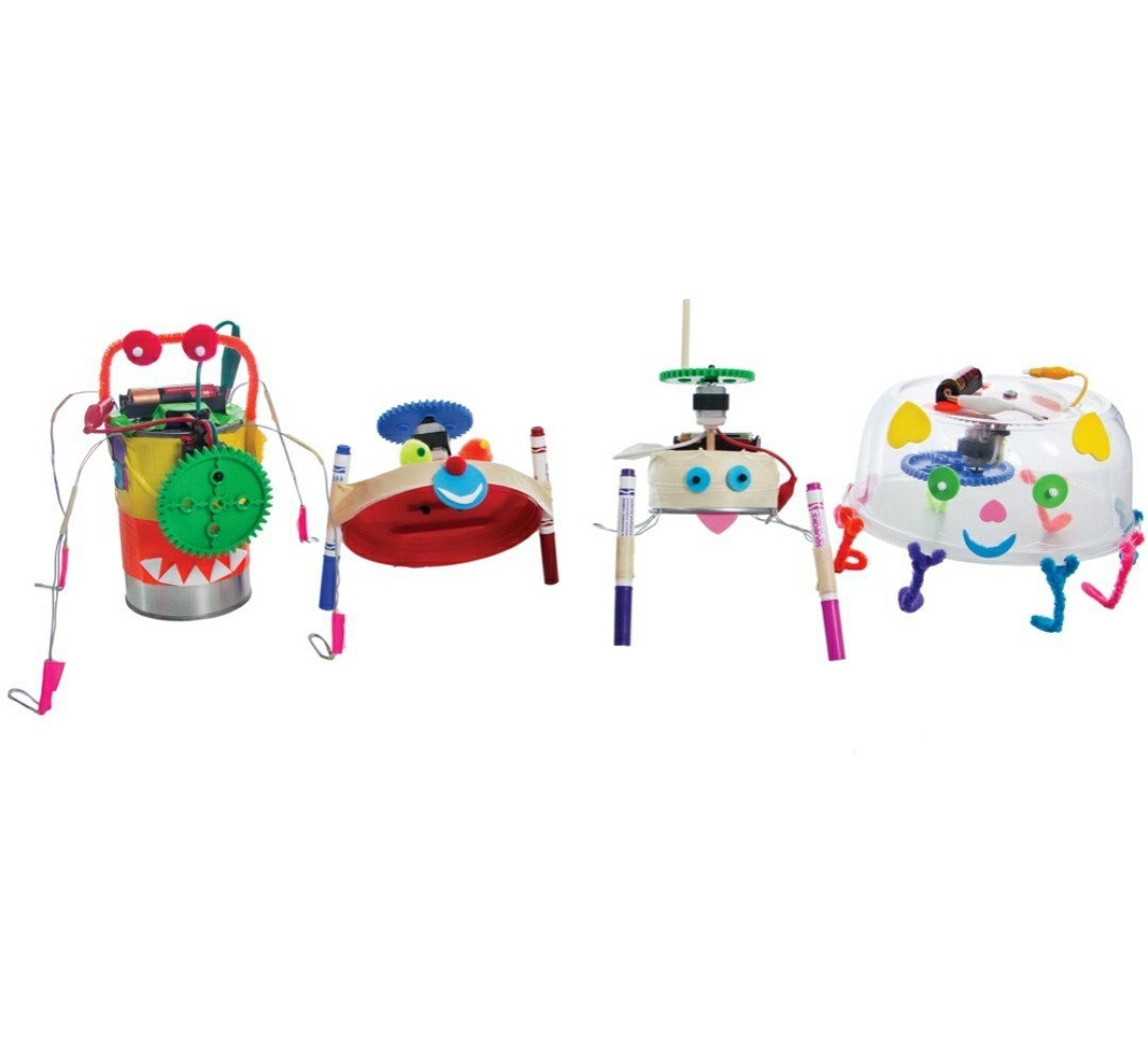 Teacher Geek Super Wiggle Bot Kit – Learning Kids Robot Project Imagination STEM