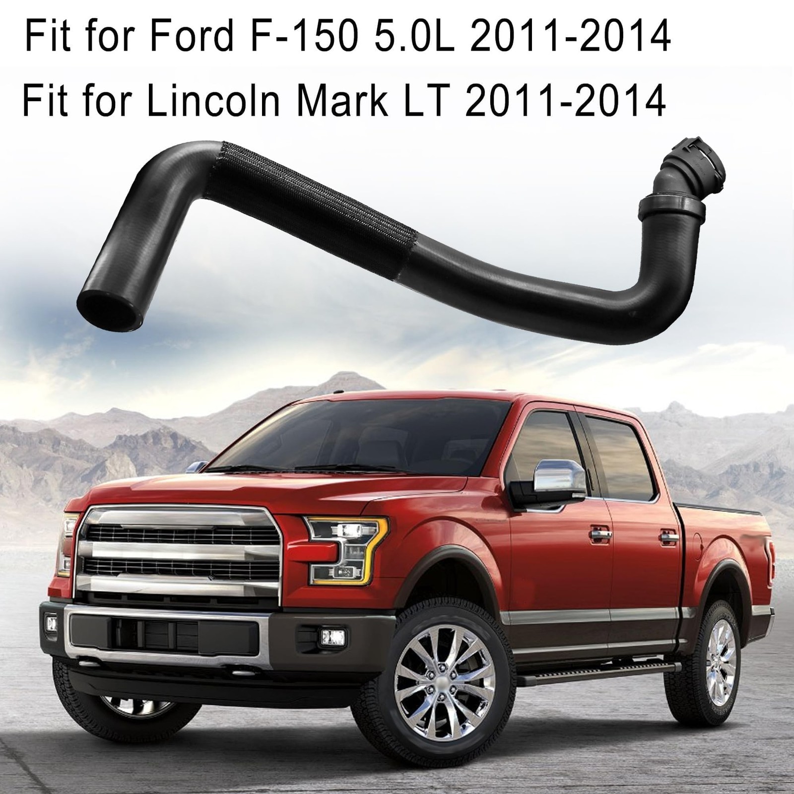 CL3Z-8260-A Radiator Coolant Hose Fit for Ford F-150 2011-2014 for Lincoln Ma…