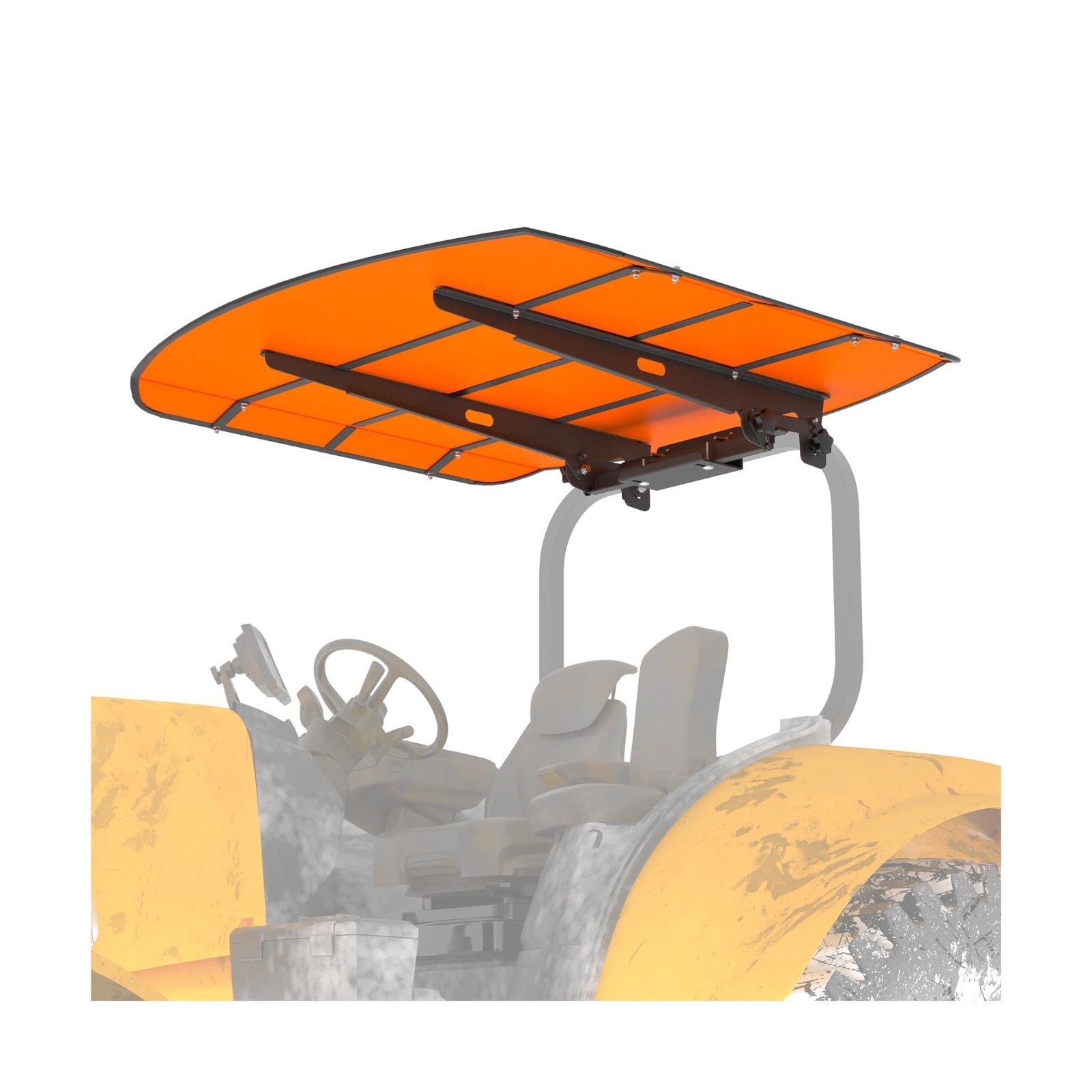 Mowers Canopy for ROPS 53.5-3/8″ X 53.5-3/8″ – High-Density Thermoplastic Umb…