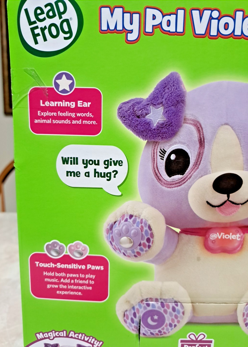 New LeapFrog My Pal Violet Smarty Paws – 40+ Songs & Phrases – Interactive Plush