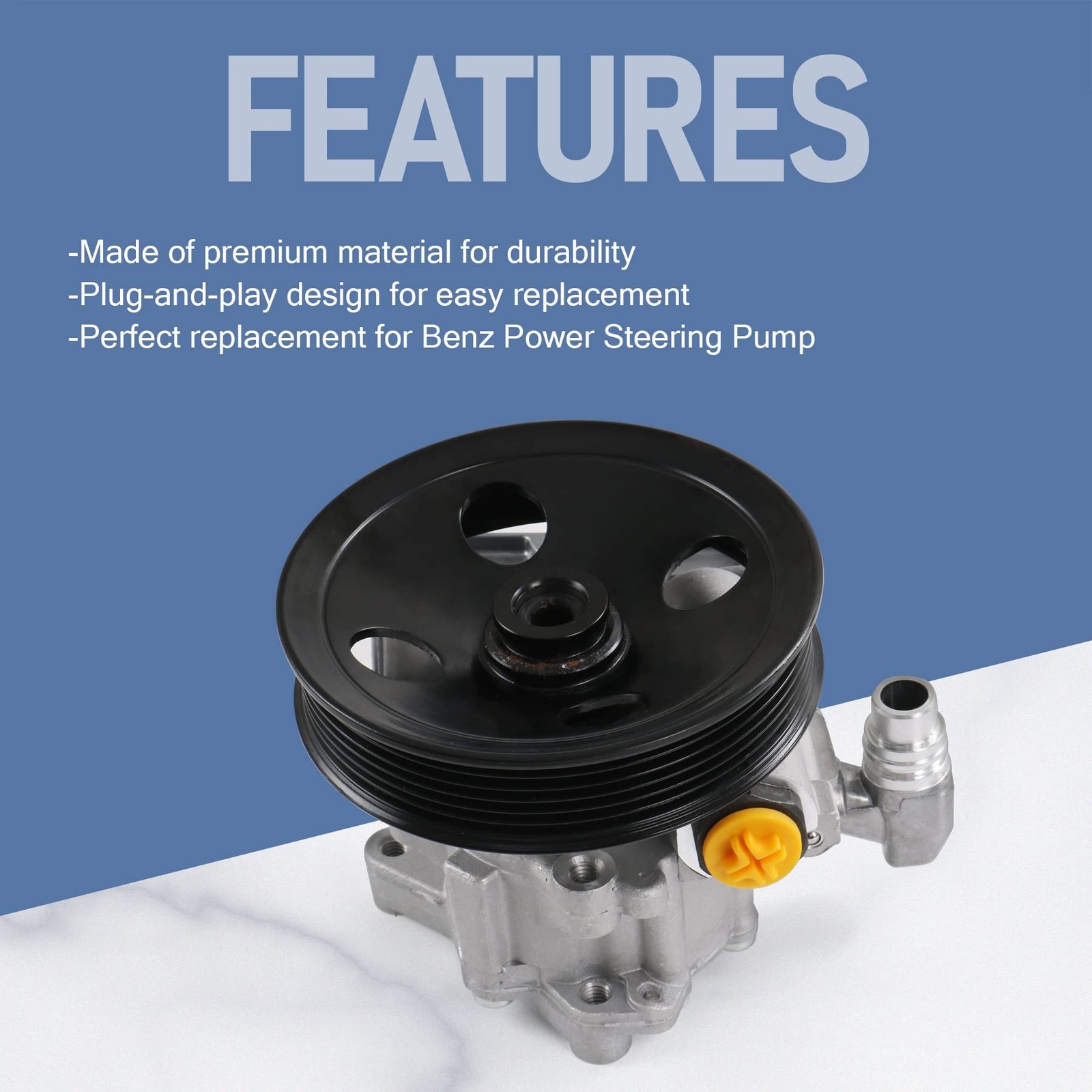 Power Steering Pump Replacement For Mercedes Benz ML320 ML350 ML430 ML500 ML5…