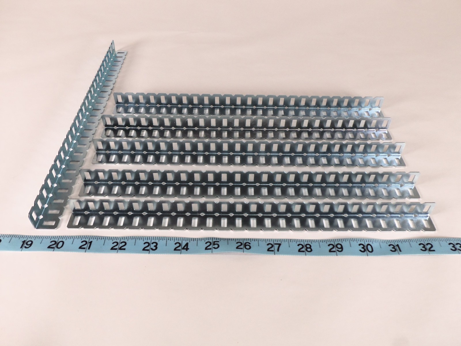 VEX Robotics EXP V5 Steel 1x1x25 Angle Lot of 5 Pieces