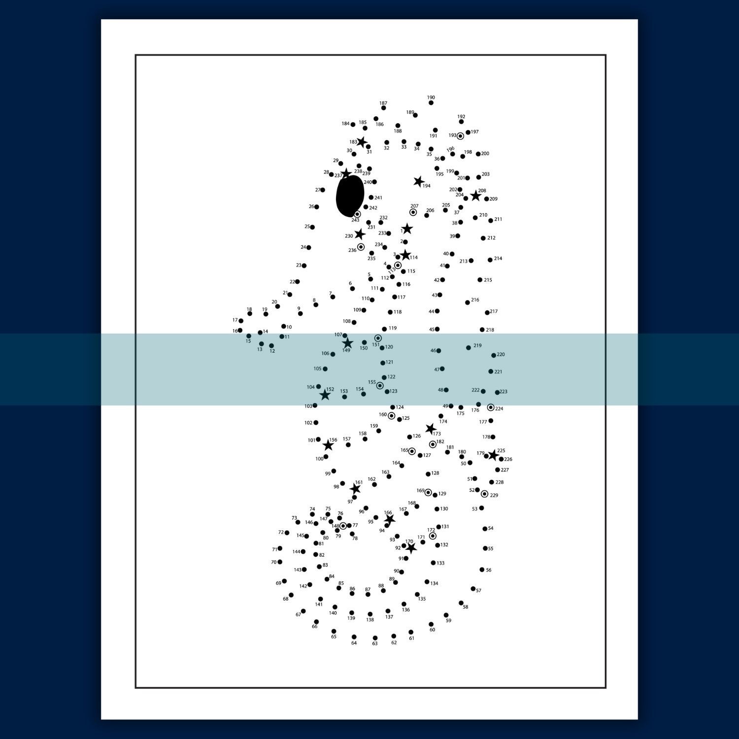 Connect the Dots Sea Animals Activity Book – Printable – Digital Download