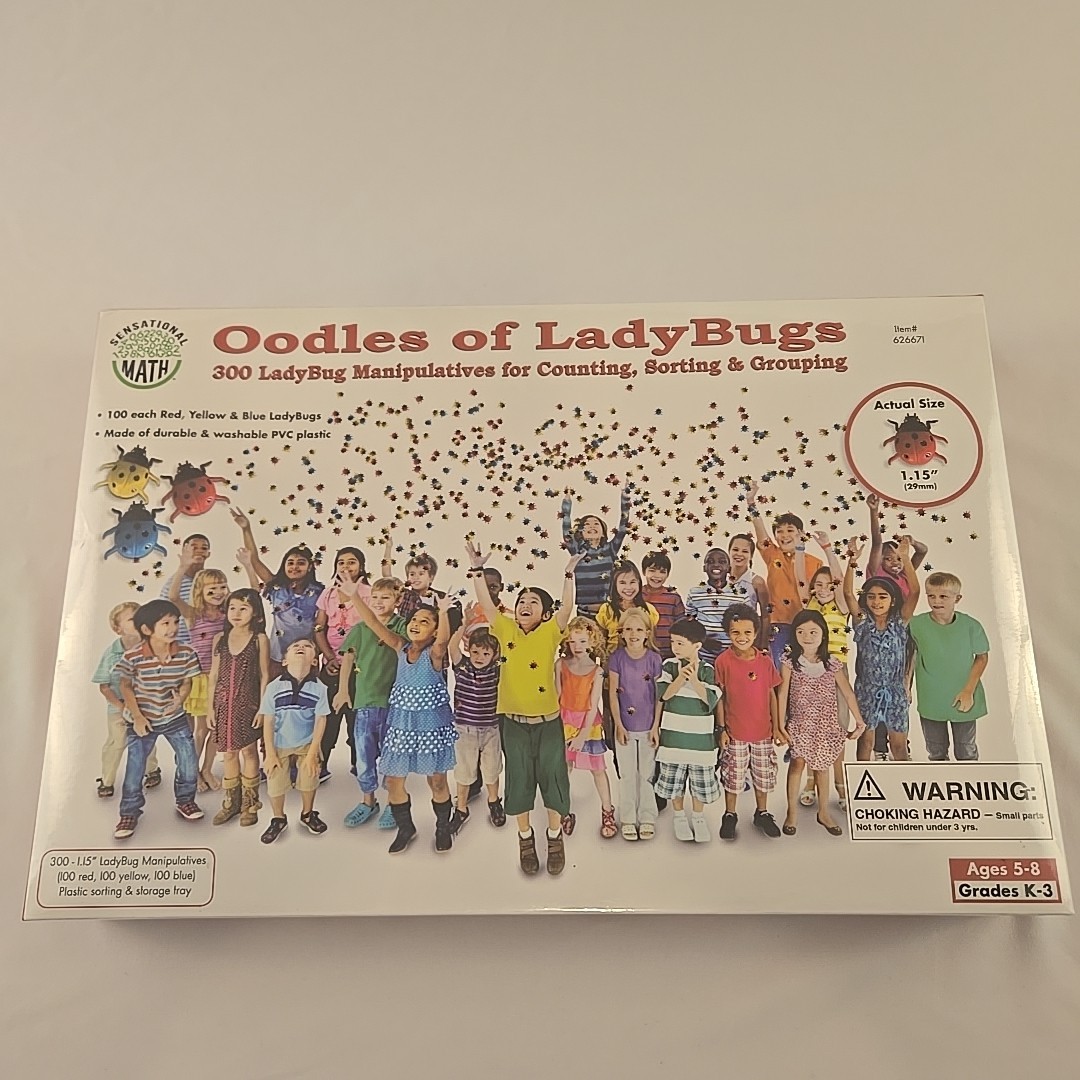 Essential Learning Products Oodles Of Ladybugs 300 Pieces (New In Plastic)