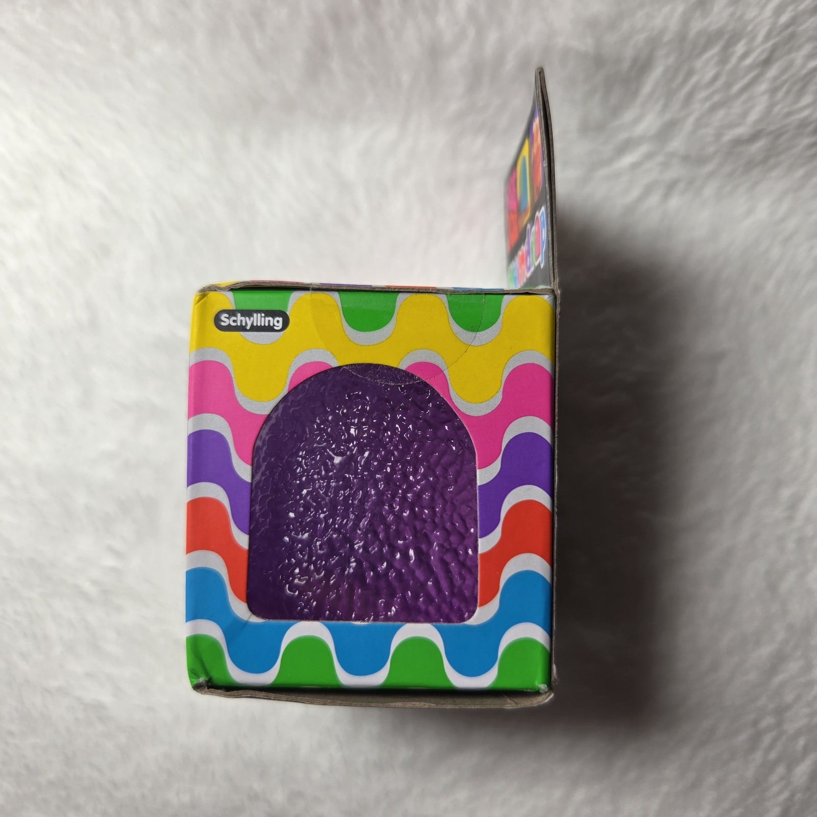 Authentic Schylling Nee Doh Gumdrop Super Solid Squish Squeeze Toy Purple New