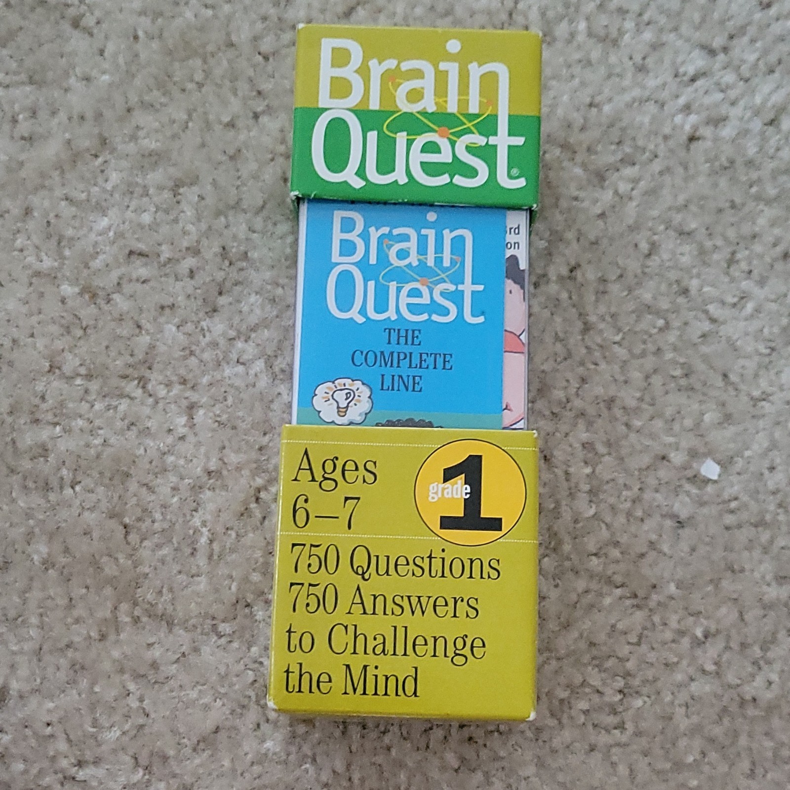 Brain Quest Grade 1 Educational Cards Ages 6-7 750 Questions & Answers