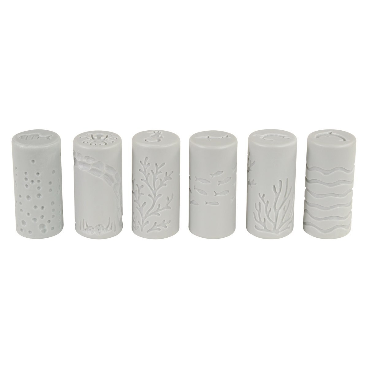 Yellow Door Set of 6 different Ocean Life Dough Rollers