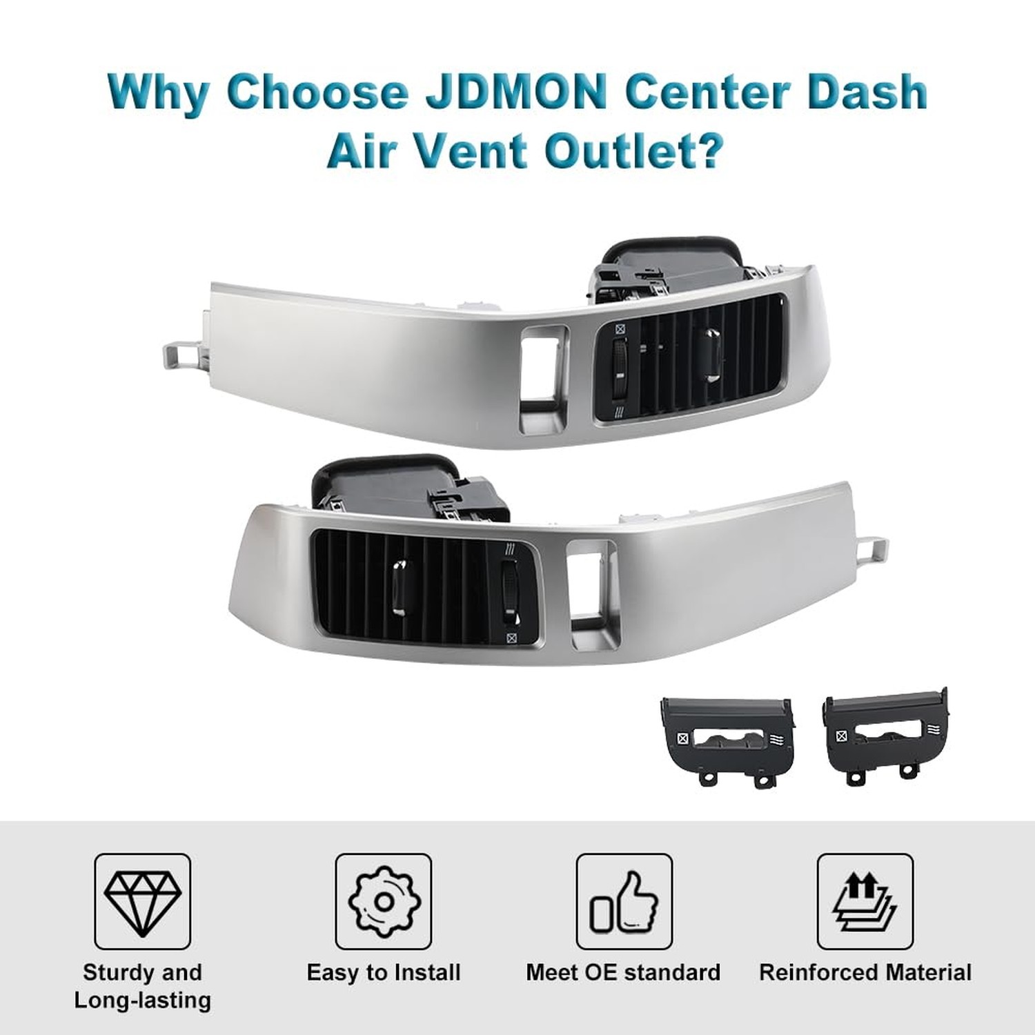 JDMON 2PCS Front Dash A/C Outlet Air Vent Panel Assembly Replacement for Lexu…