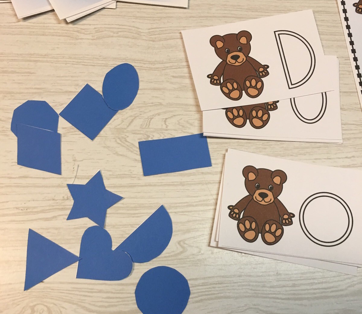 BEARS -THEMED Learning Activities Package – LAMINATED – Teaching supplies