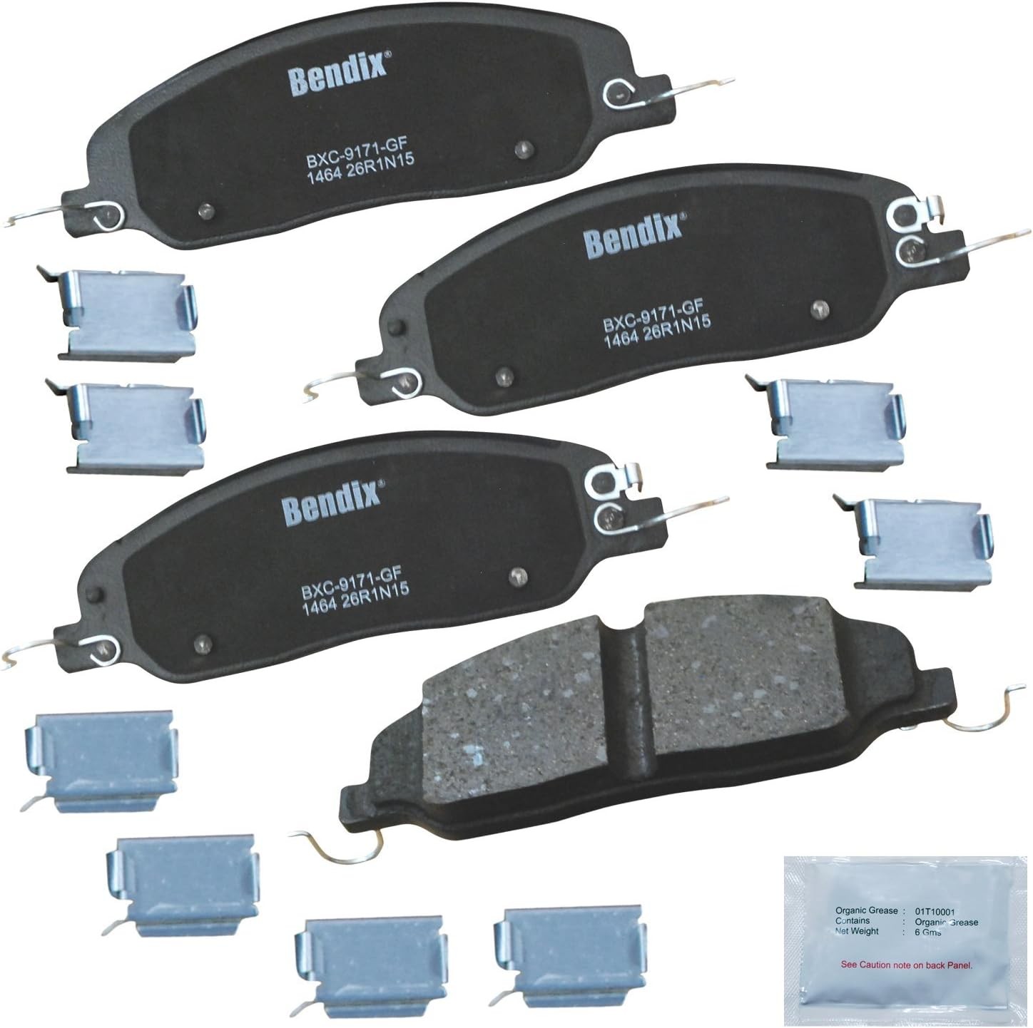 Bendix Priority 1 Ceramic Brake Pads Set For Ford Mustang 2011 2014 Oe Replac…