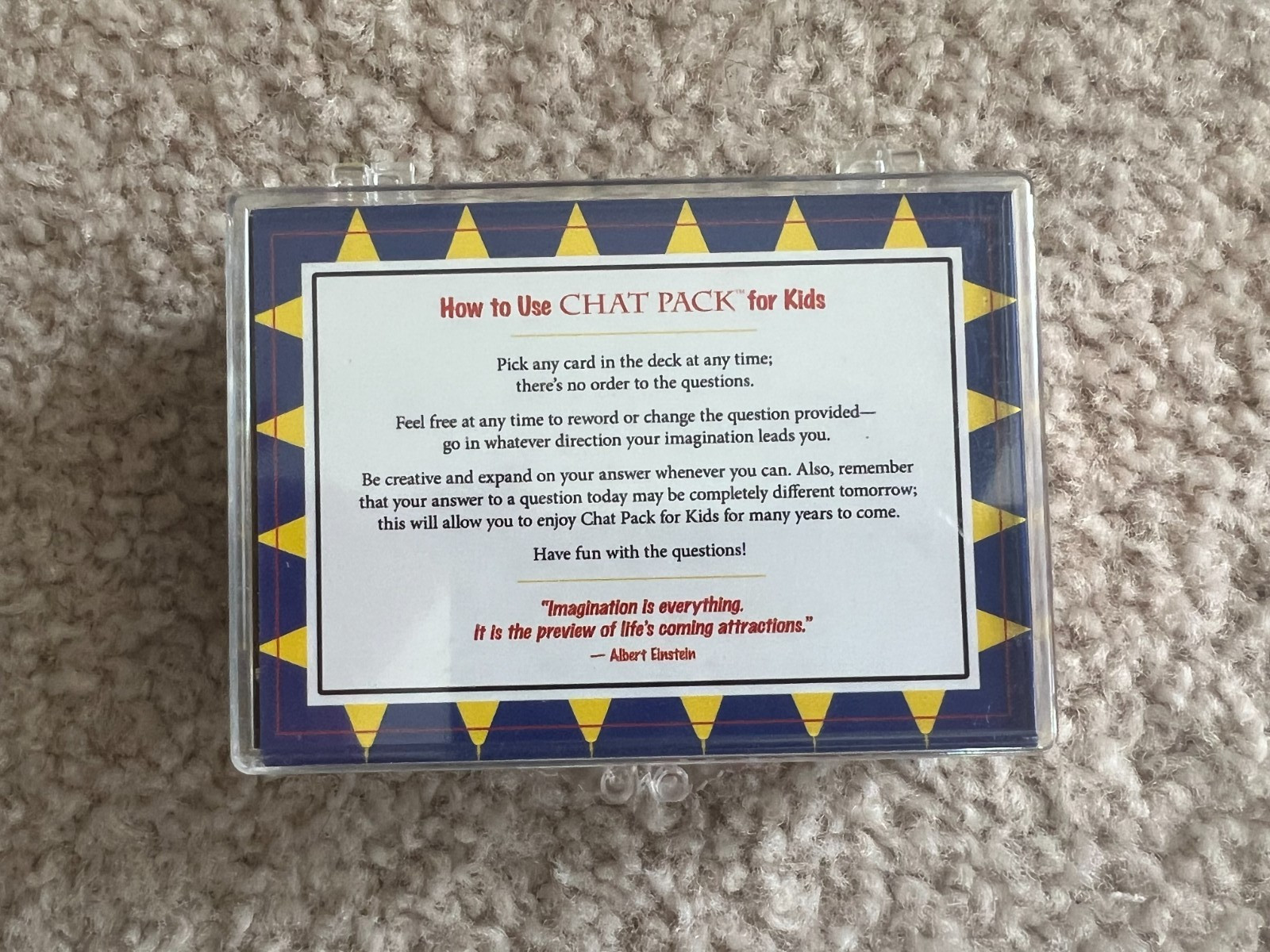 Chat Pack for Kids – 156 Creative Conversation Cards – Icebreakers & Discussion